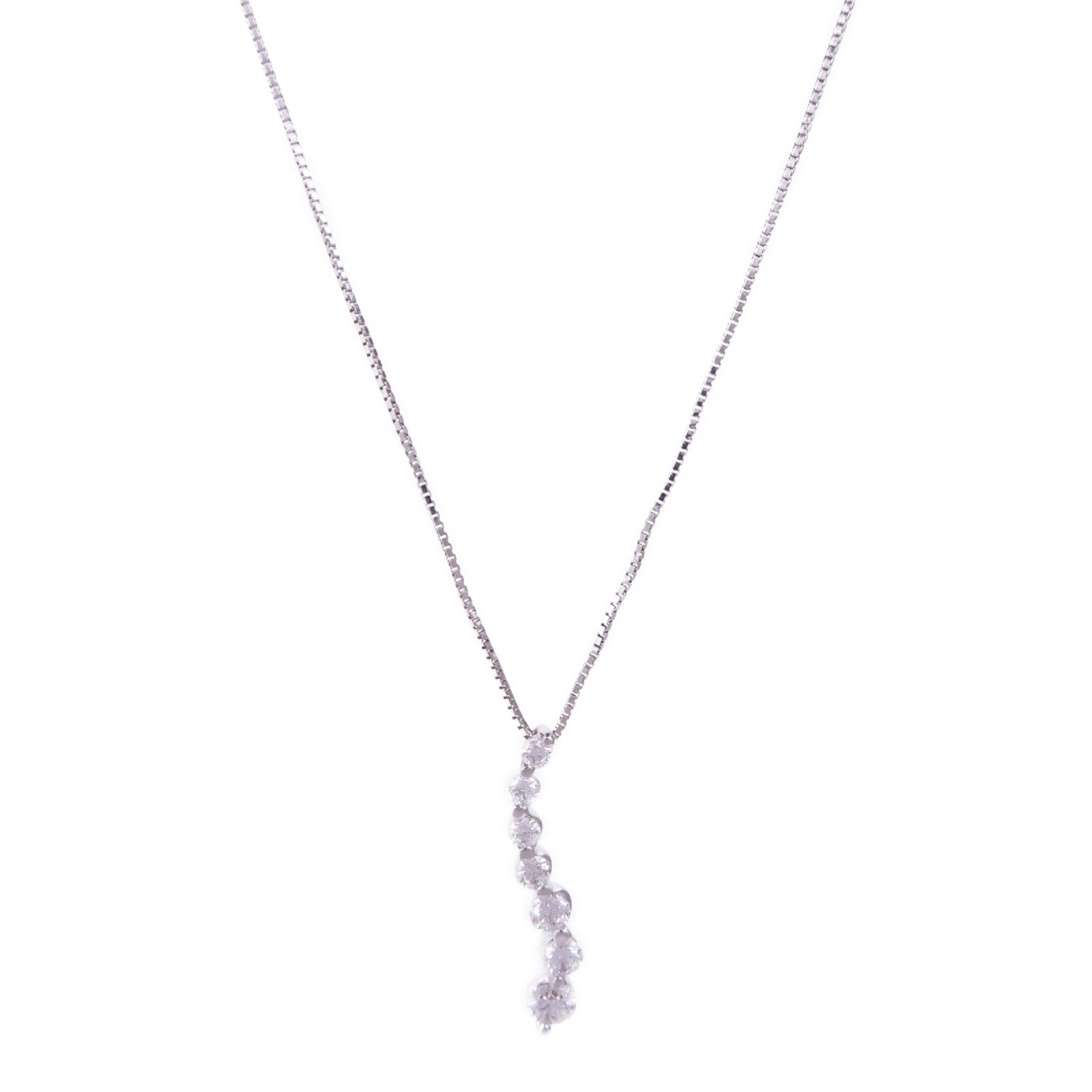 JEWELRY 18K白金Diamond Necklace鑽石項鍊