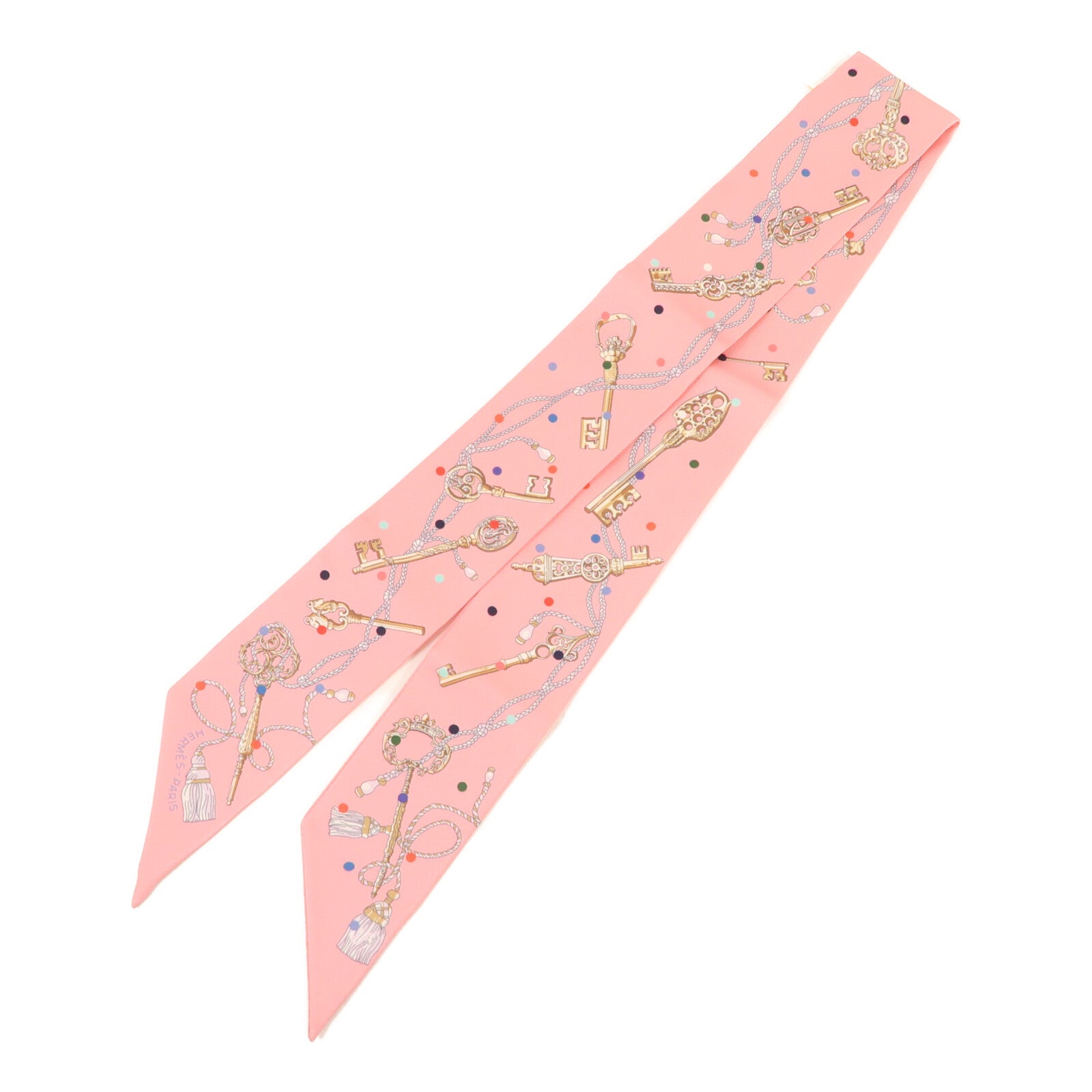 HERMES 絲質Twilly絲巾