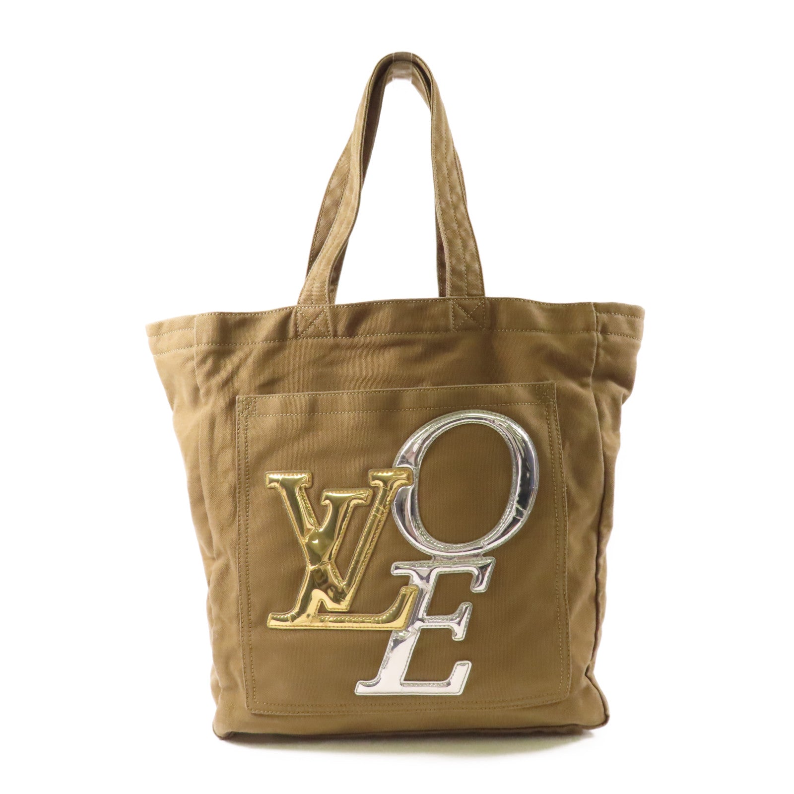 LOUIS VUITTON 帆布That's Love Tote Bag金扣手挽袋