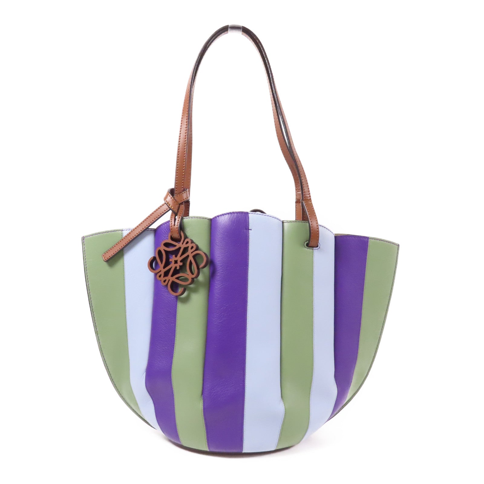 LOEWE 牛皮皮革Shell Tote肩背袋