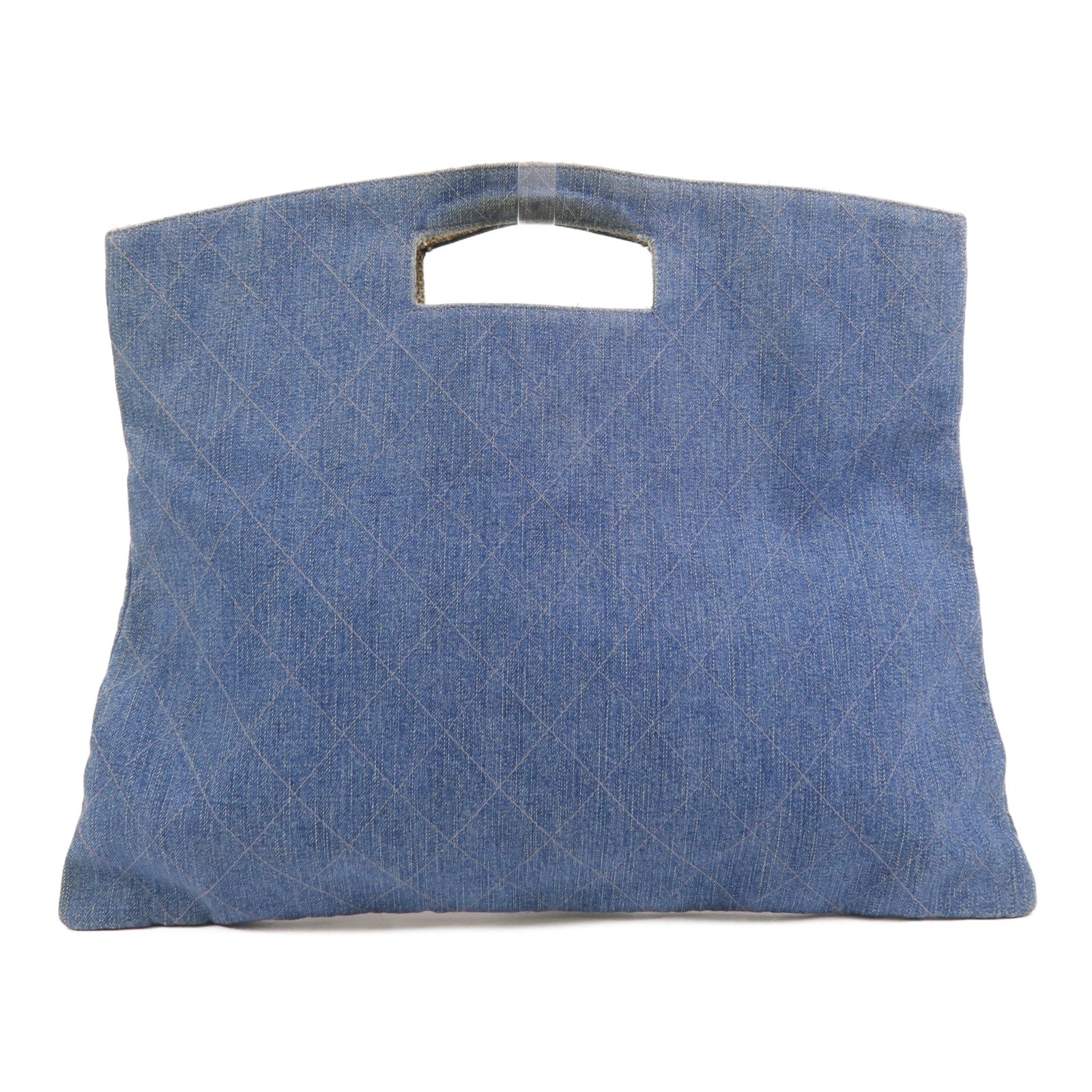 CHANEL 牛仔布Vintage Bag手挽袋