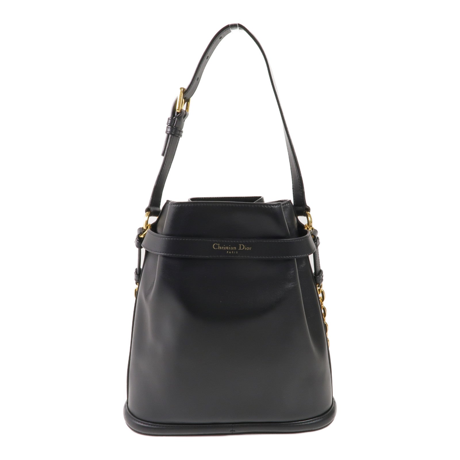 Dior 牛皮皮革C'est Dior Bag金扣手挽肩背兩用袋