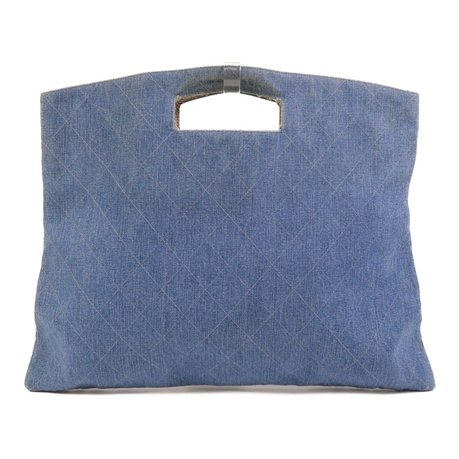 CHANEL 牛仔布Vintage Bag手挽袋