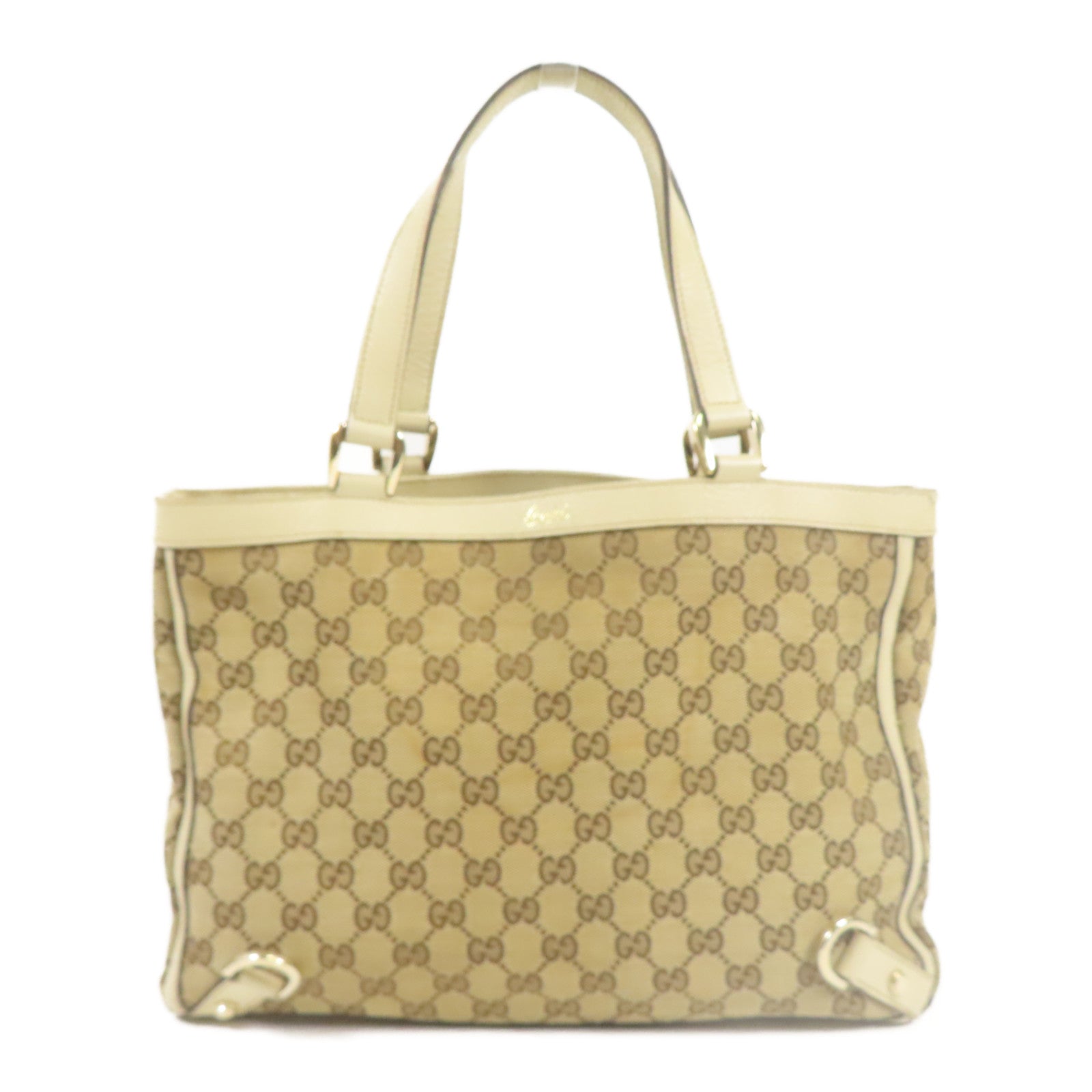 GUCCI 【激減優惠】帆布Hand Bag金扣手挽袋