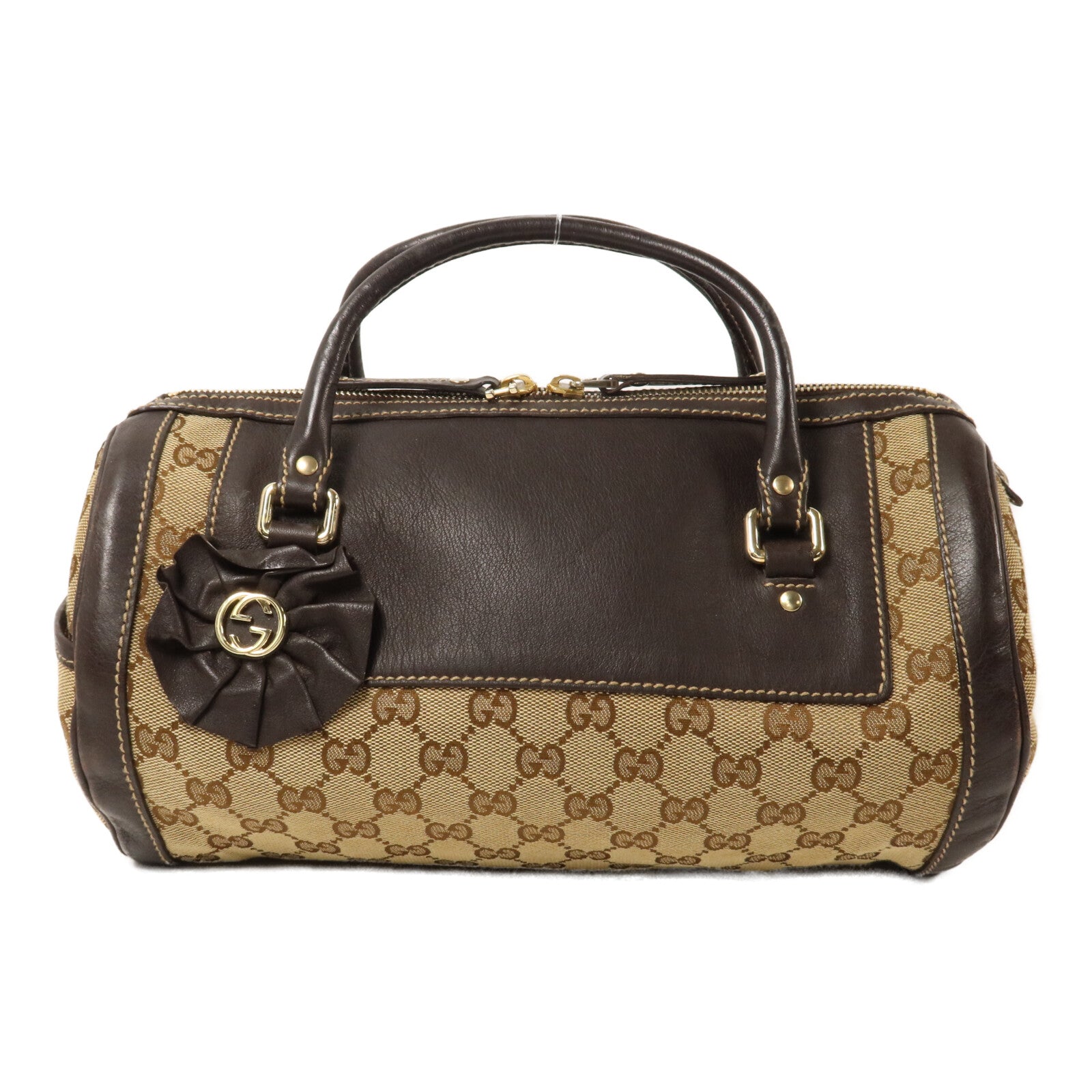 GUCCI 帆布Trophy Boston Bag手挽袋