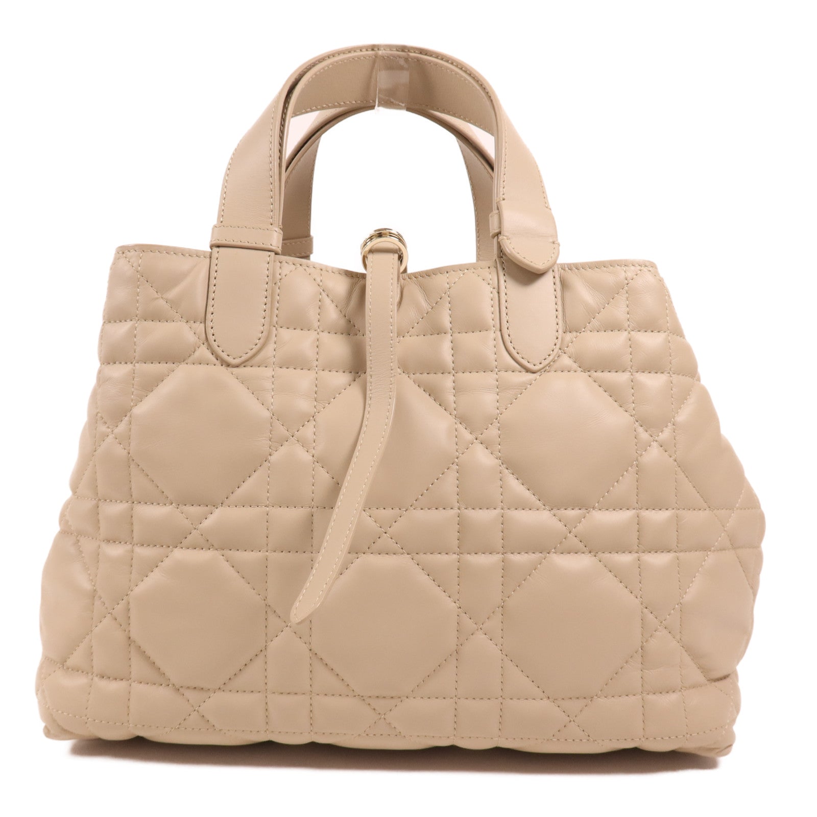 Dior 牛皮皮革Toujours Medium金扣手挽袋