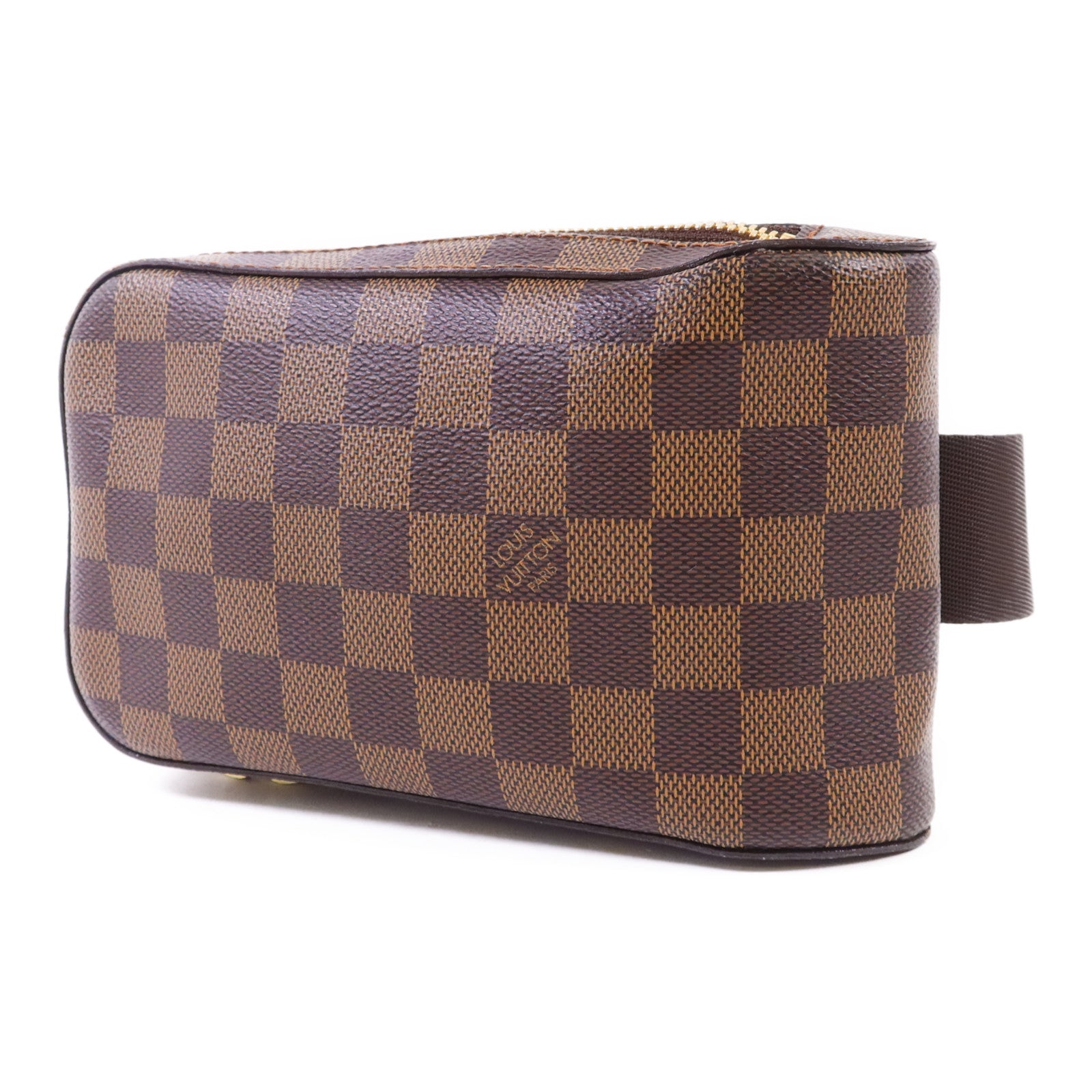 LOUIS VUITTON Damier Geronimos金扣腰包