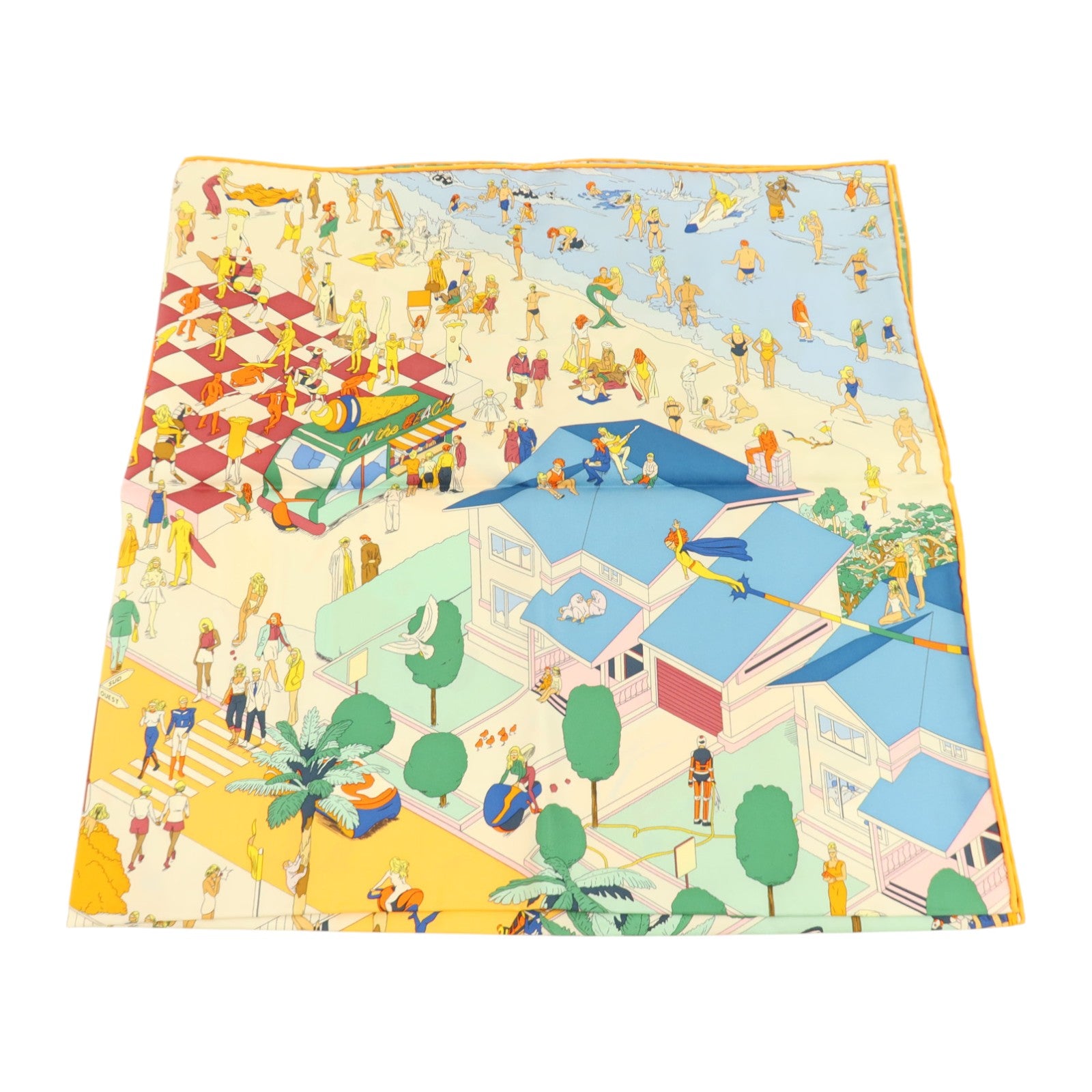HERMES 絲質Scarf 90x90cm絲巾