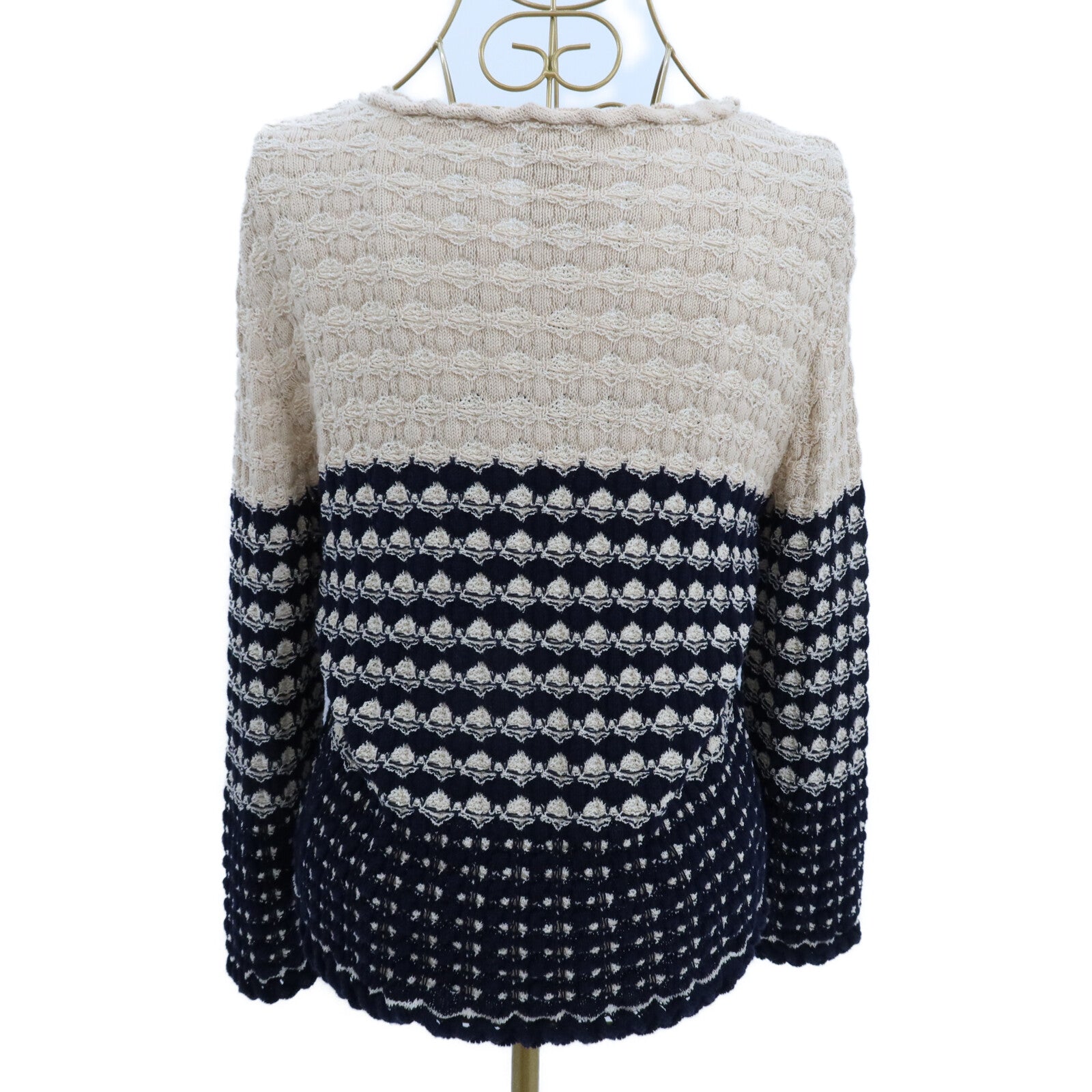 CHANEL Rayon/Cotton/Silk Cardigan針織