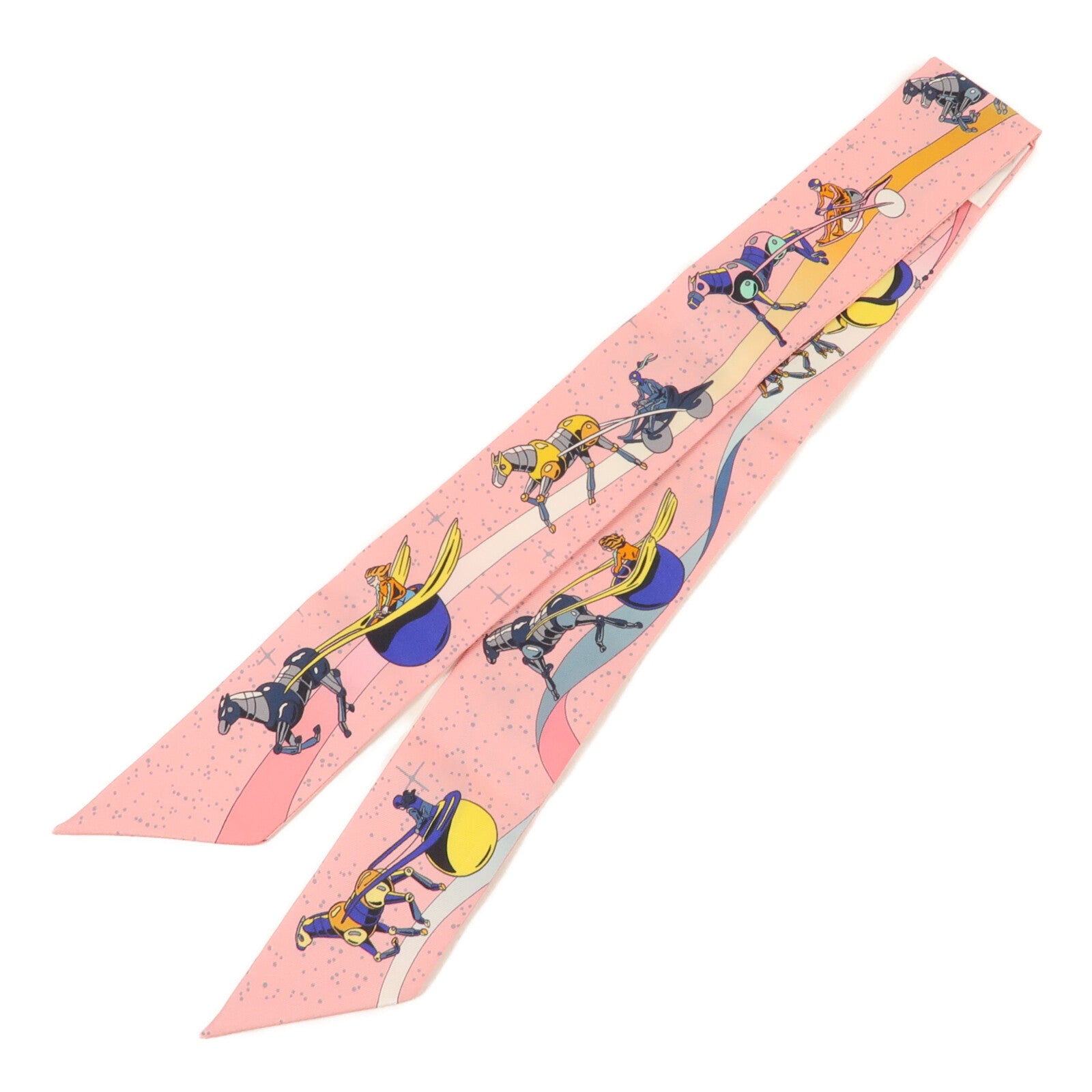 HERMES 絲質Twilly絲巾