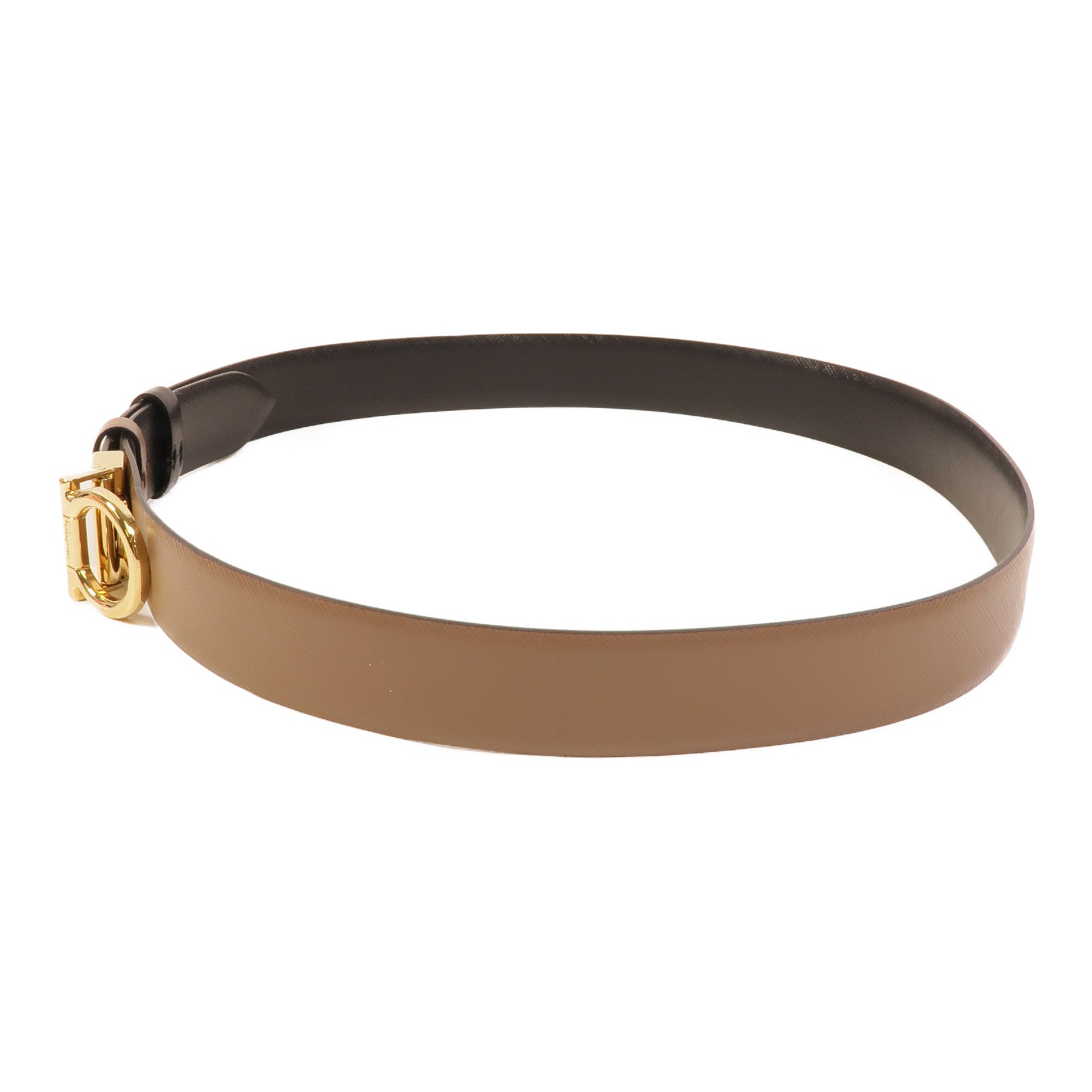 Salvatore Ferragamo 牛皮皮革Gancini Reversible Belt皮帶