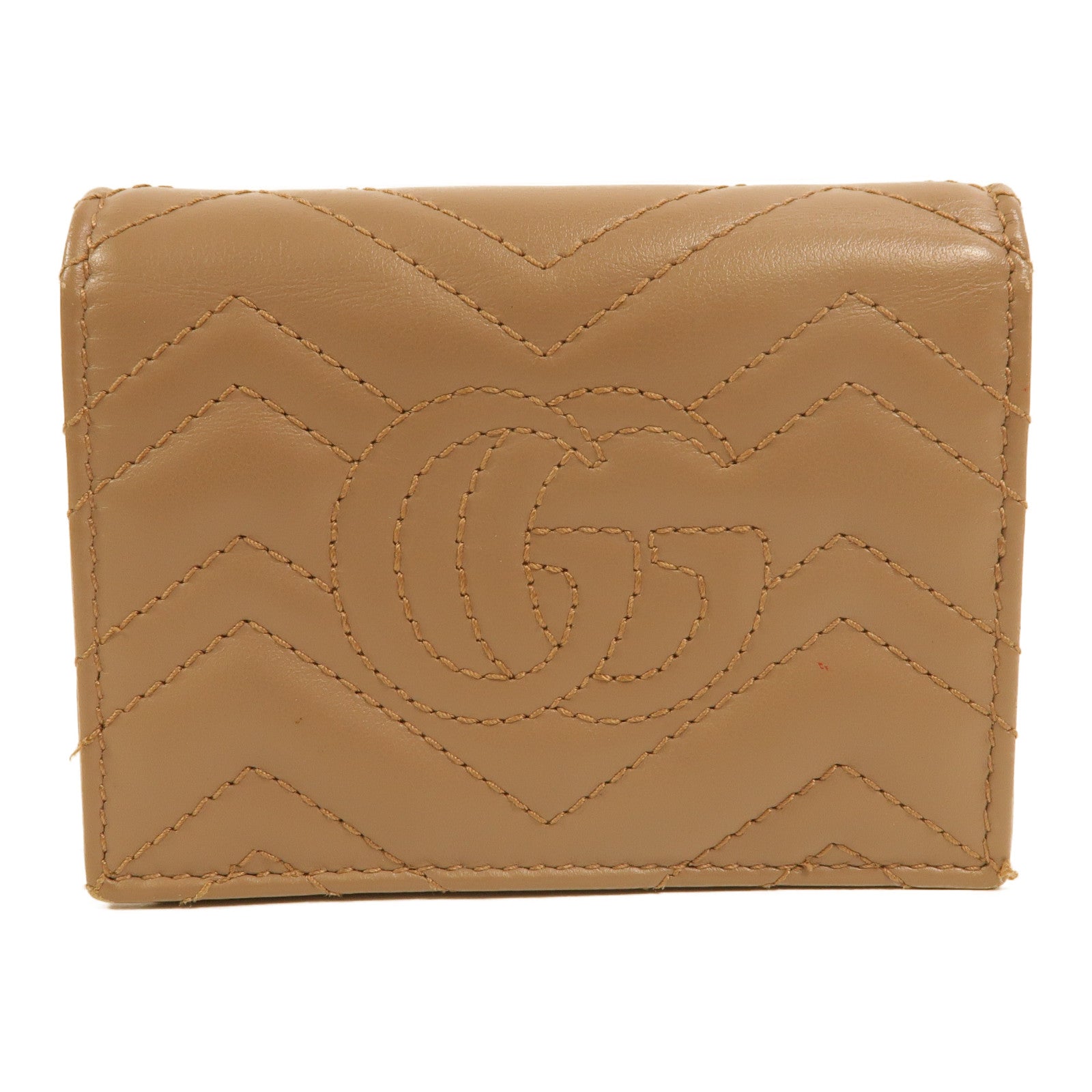 GUCCI 牛皮皮革GG Marmont Wallet錢包