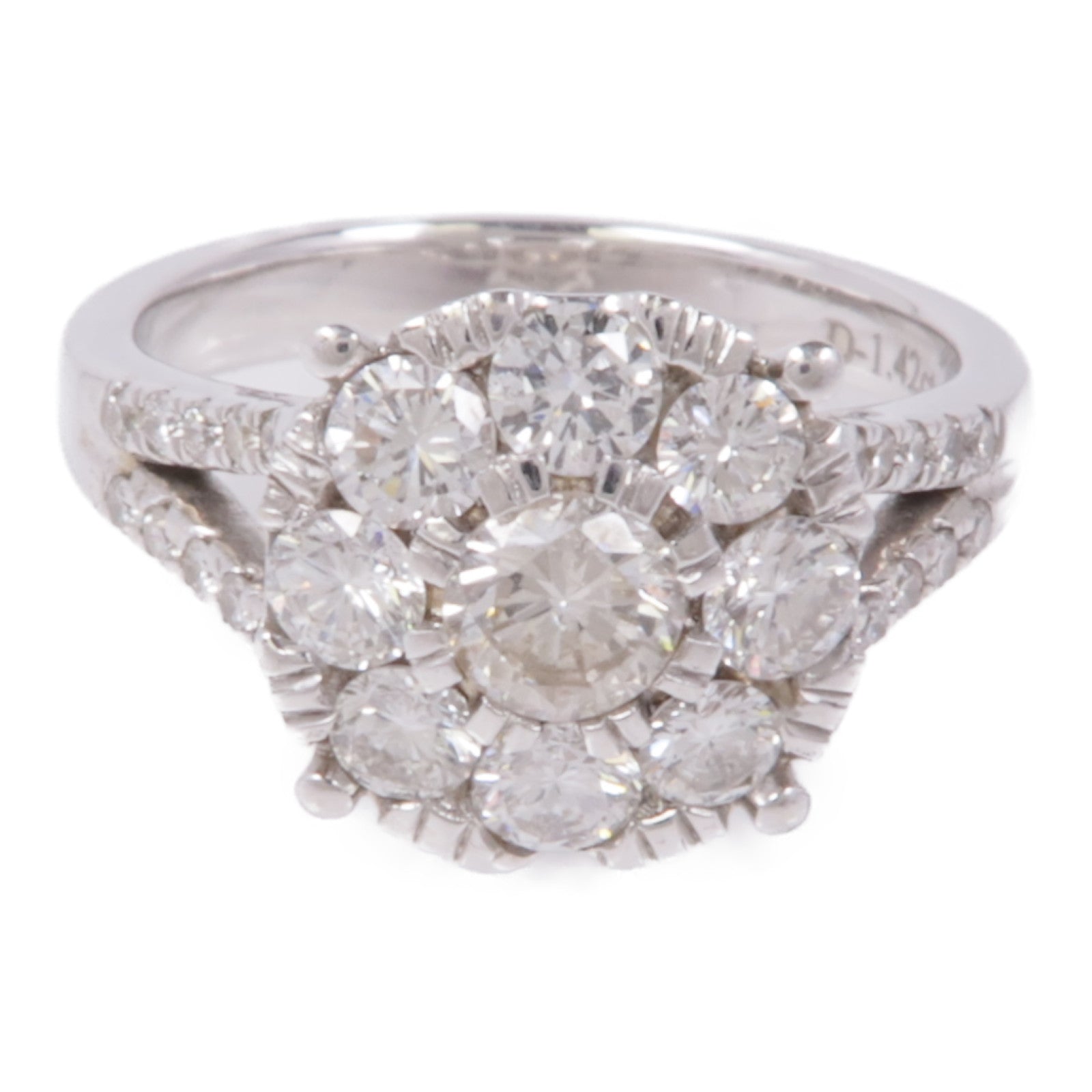 JEWELRY 18K白金Diamond Ring鑽石戒指US#7.25