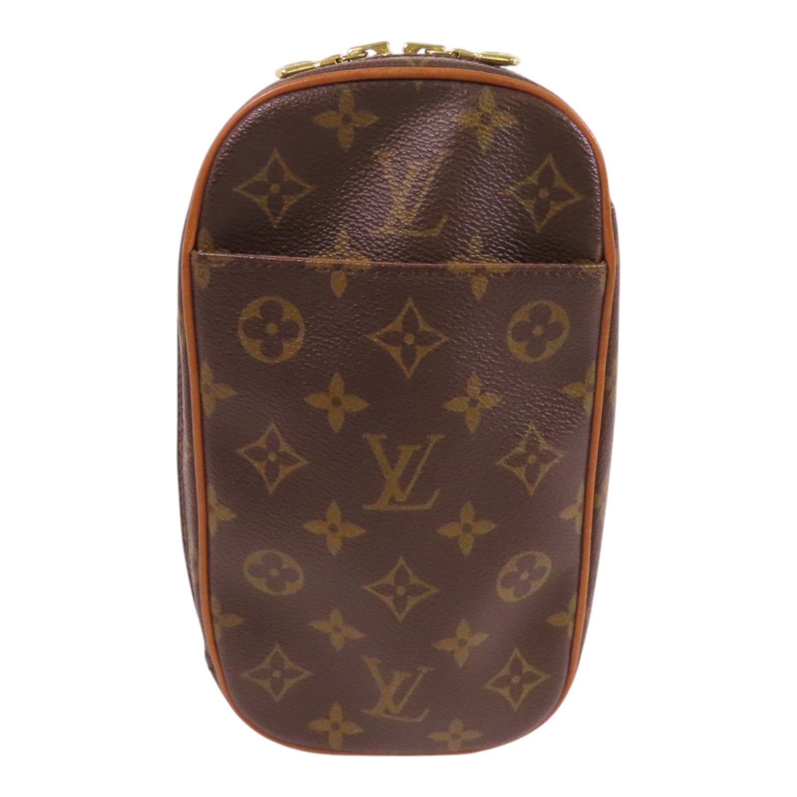 LOUIS VUITTON Monogram Pochette Gange金扣腰包肩背兩用袋