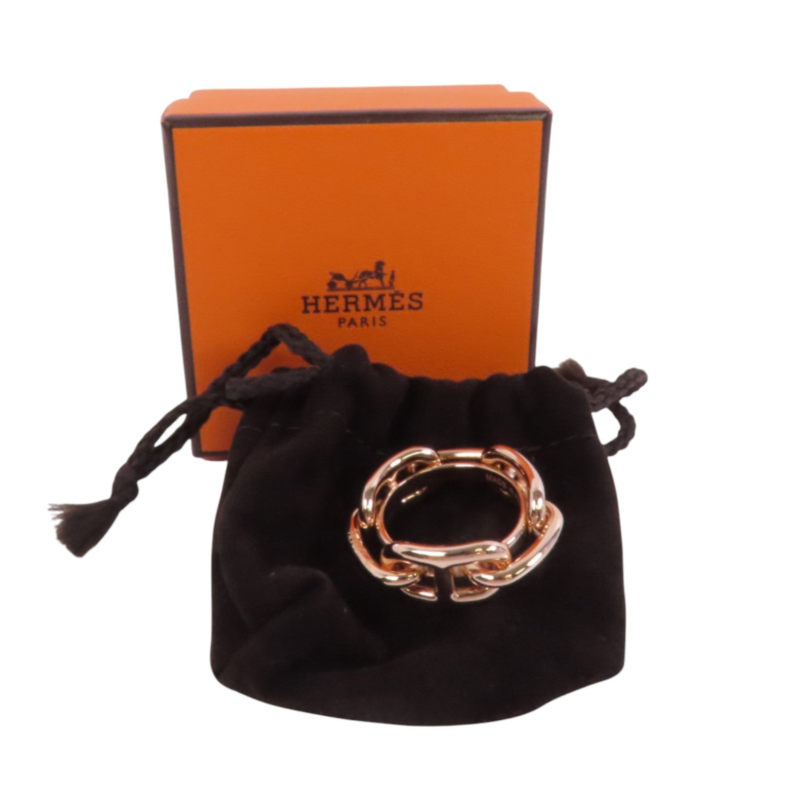 HERMES 【萬聖節商品】金屬Regate Scarf 90 Ring絲巾扣
