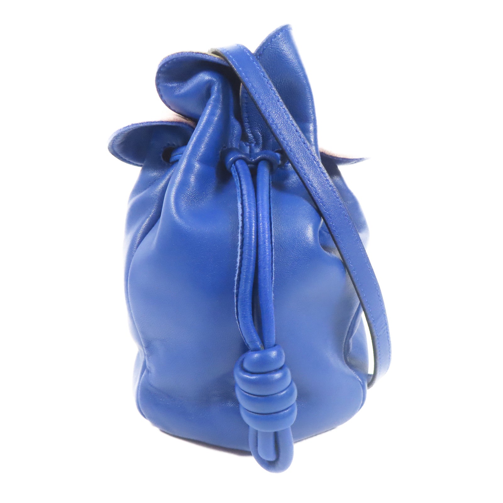 LOEWE 羊皮皮革Shoulder Bag金扣肩背袋