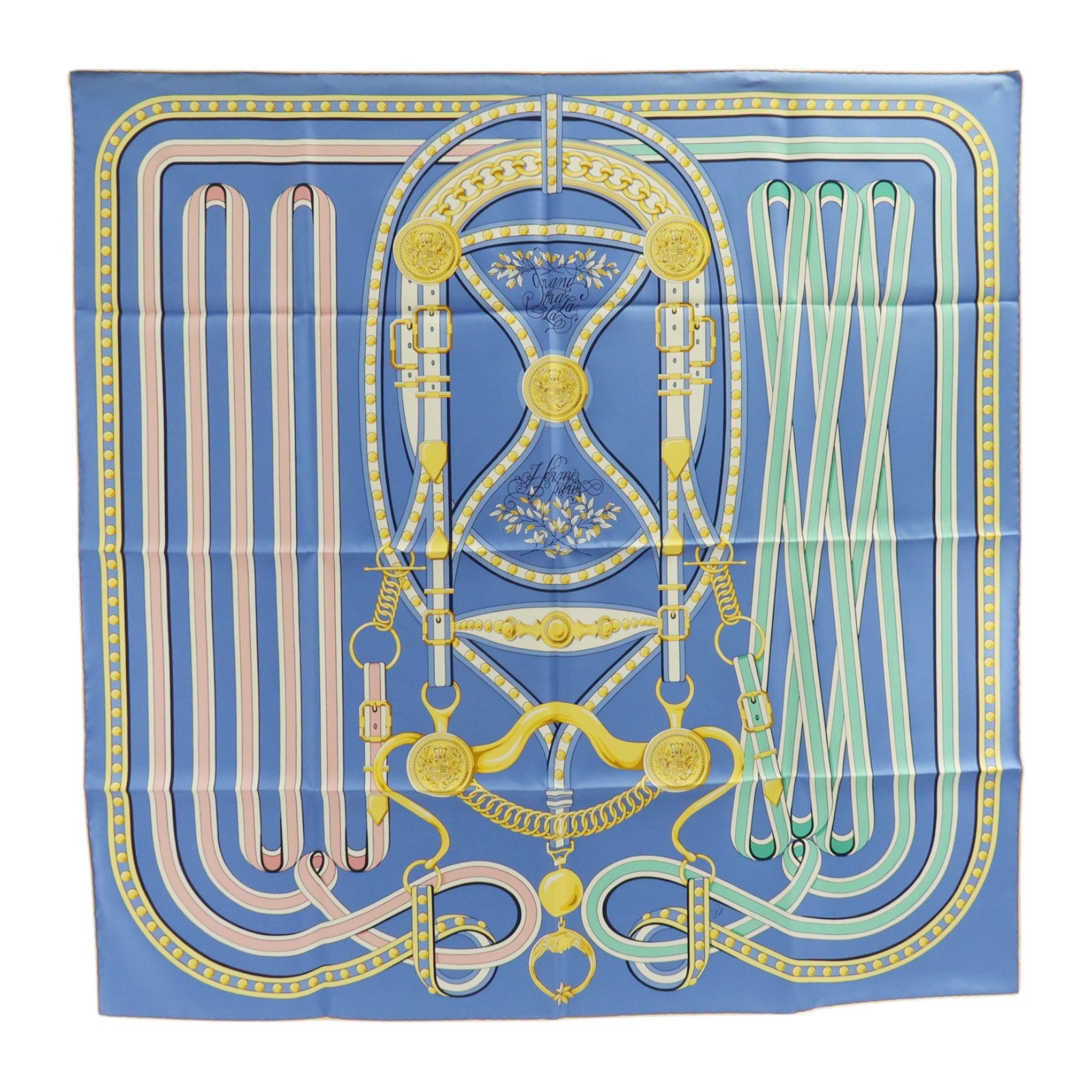 HERMES 絲質Scarf 90x90cm絲巾