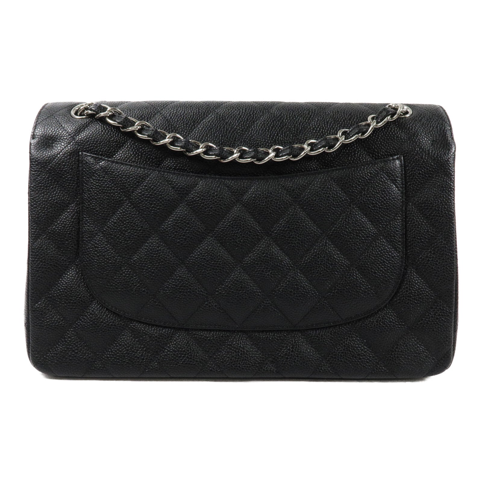 CHANEL 牛皮皮革Large Classic鏈帶肩背袋