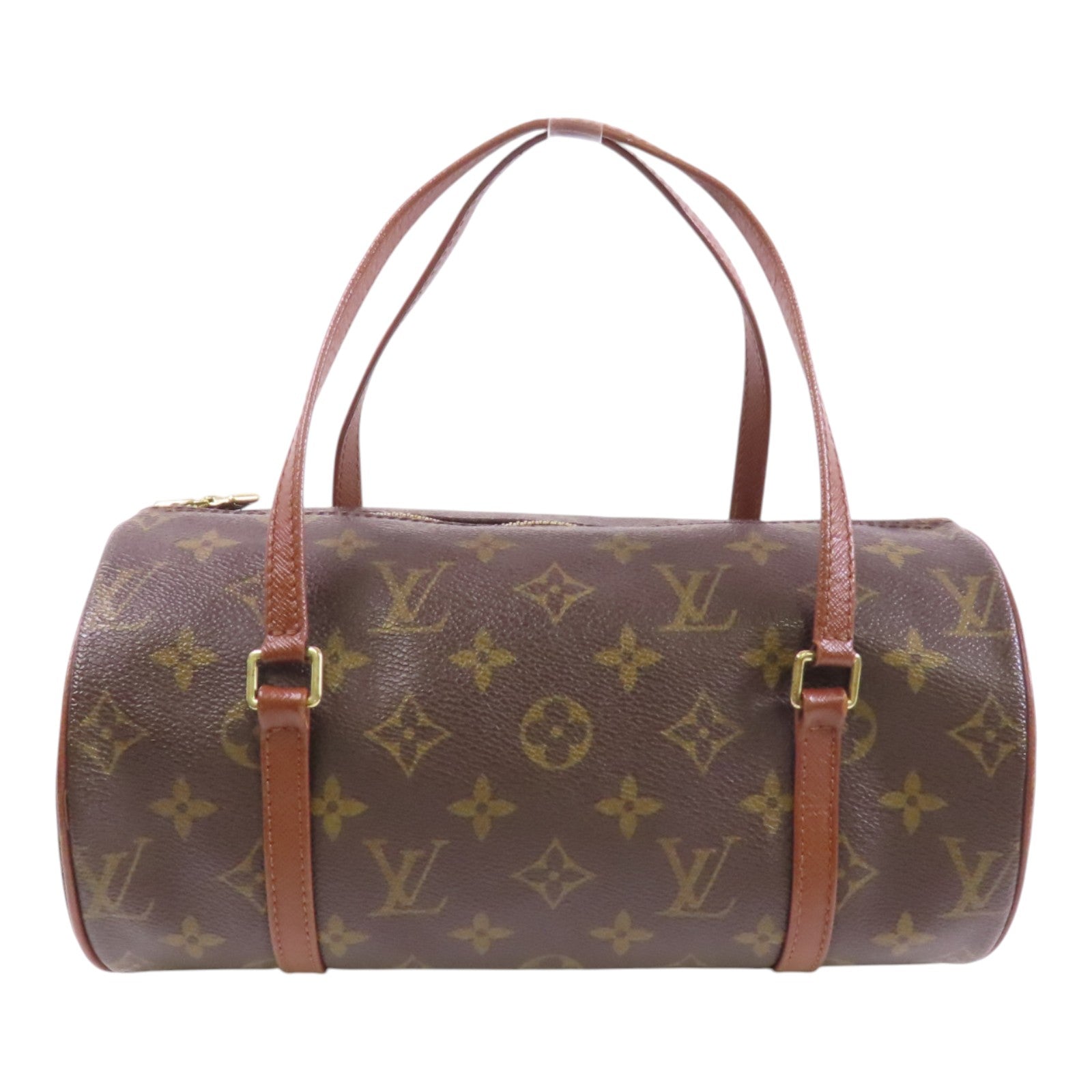 LOUIS VUITTON Monogram Papillon PM金扣手挽袋