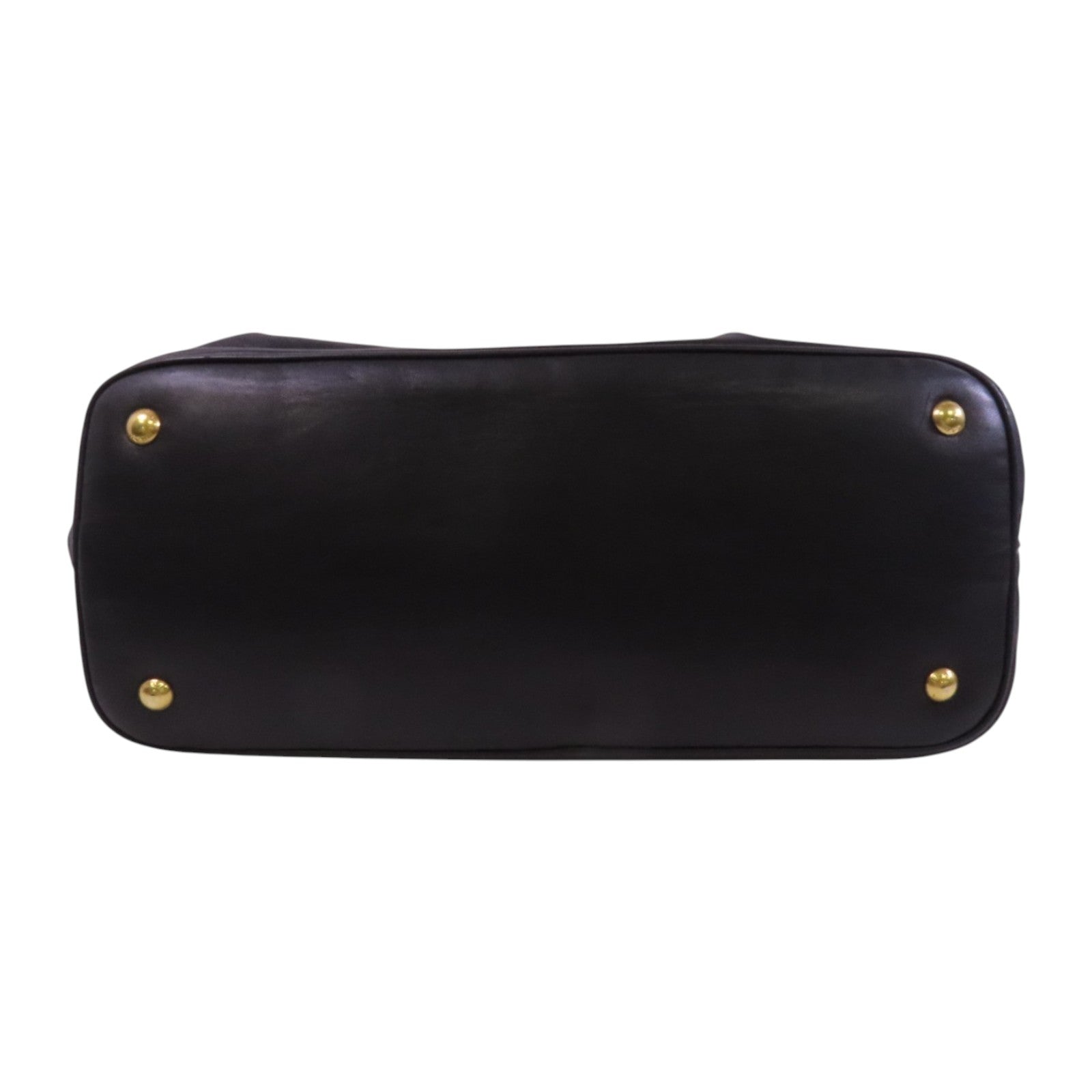 PRADA 牛皮皮革2Way Tote Bag金扣手挽肩背兩用袋