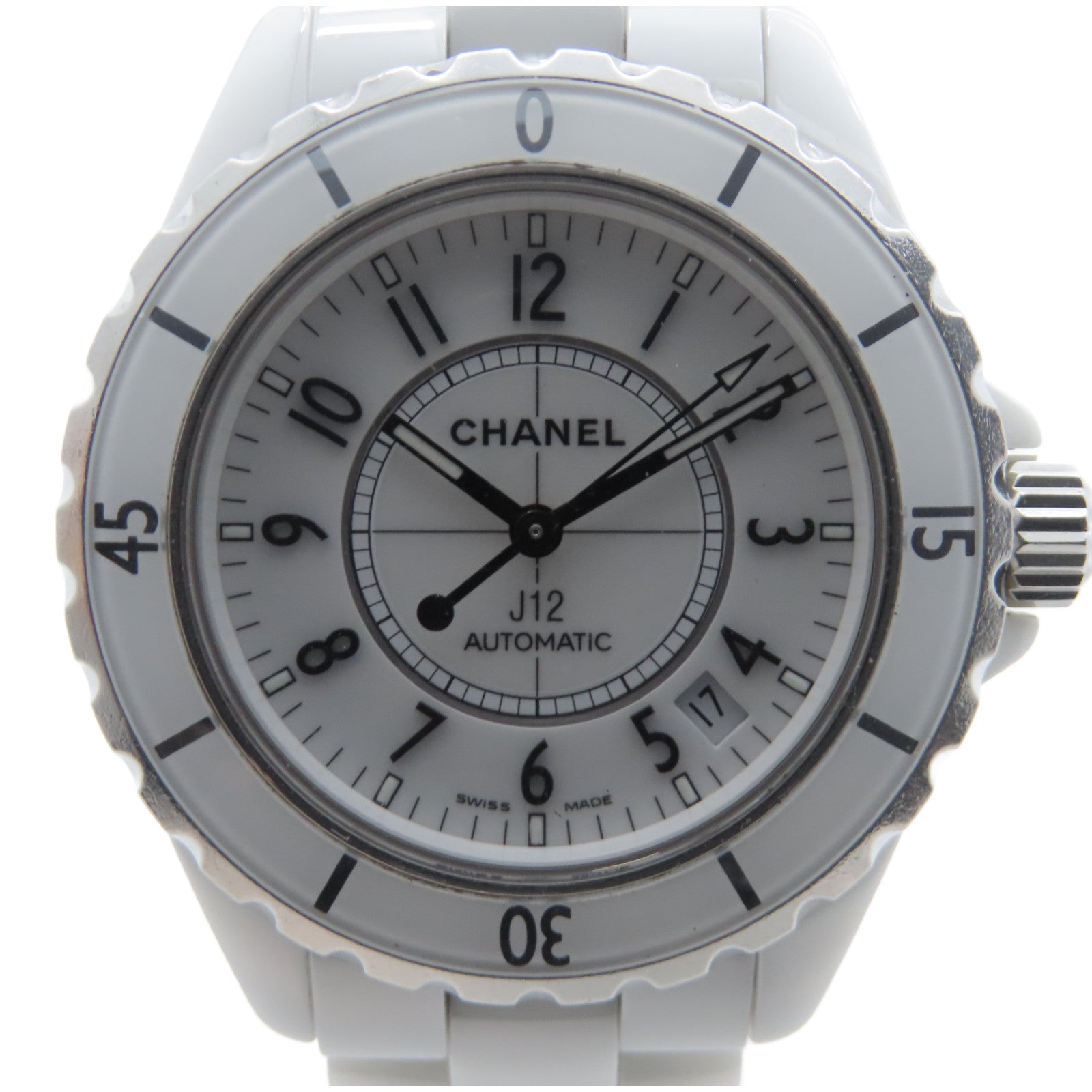 CHANEL J12 38mm陶瓷手錶自動機芯白色– Brand Off Hong Kong