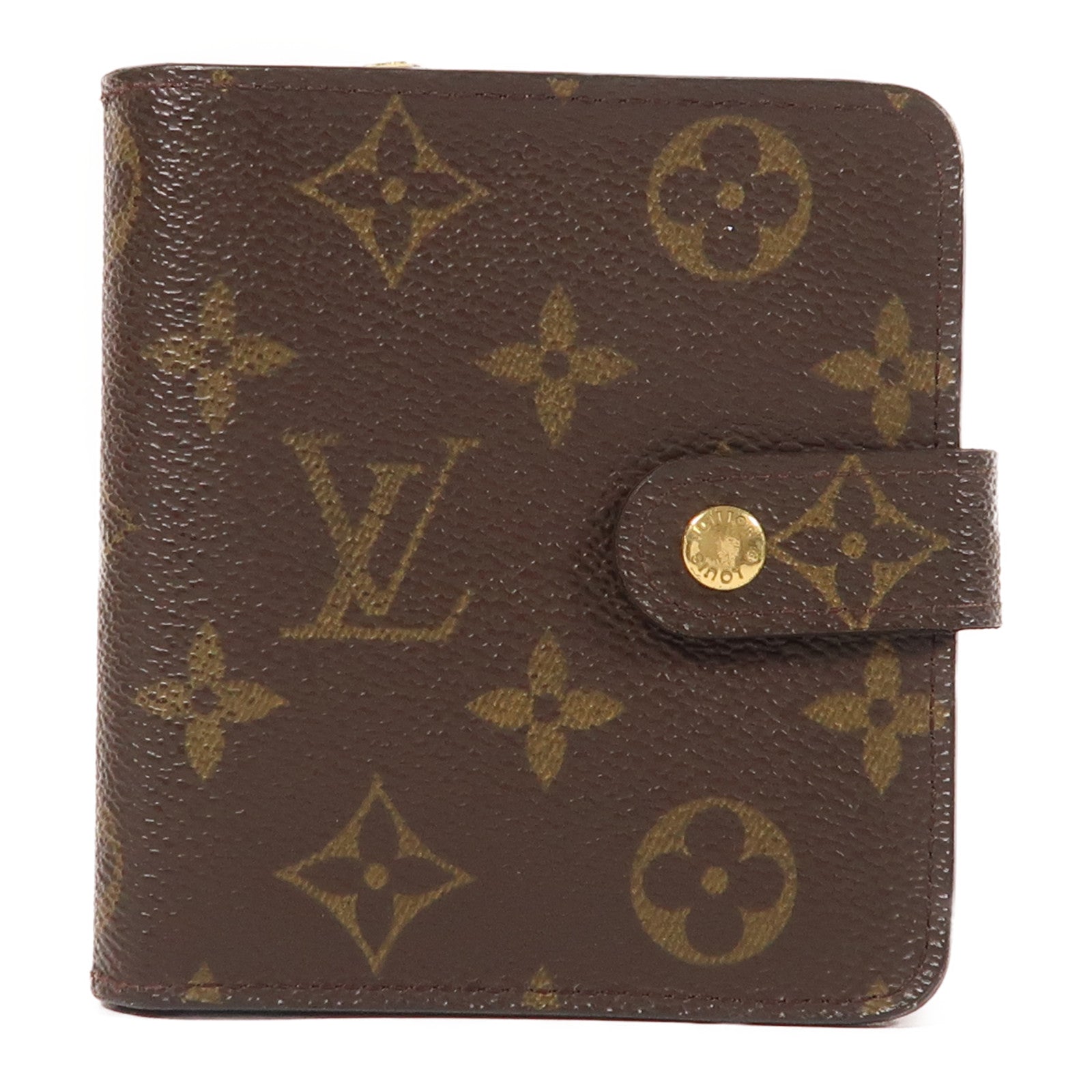 LOUIS VUITTON Monogram Wallet金扣錢包