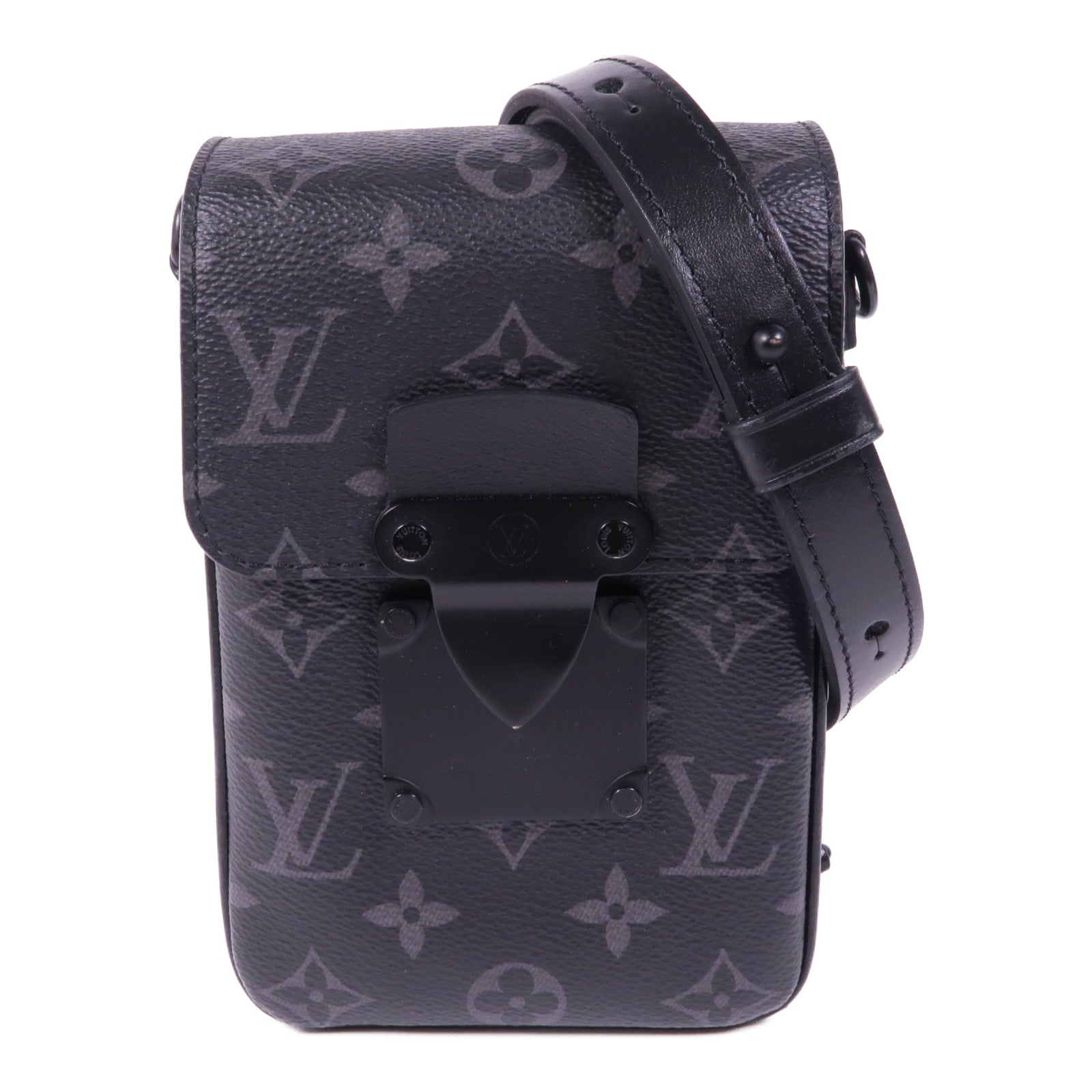 LOUIS VUITTON Monogram Eclipse S-Lock肩背袋