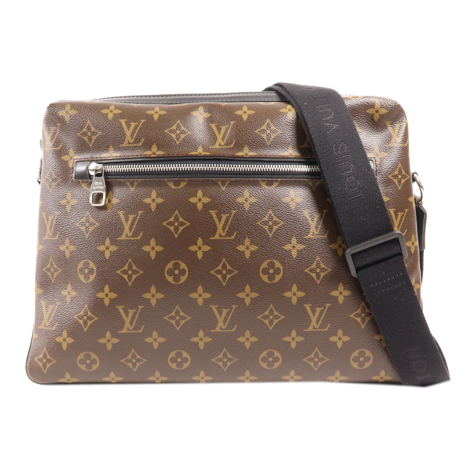 LOUIS VUITTON Monogram Macassar Torres銀扣肩背袋
