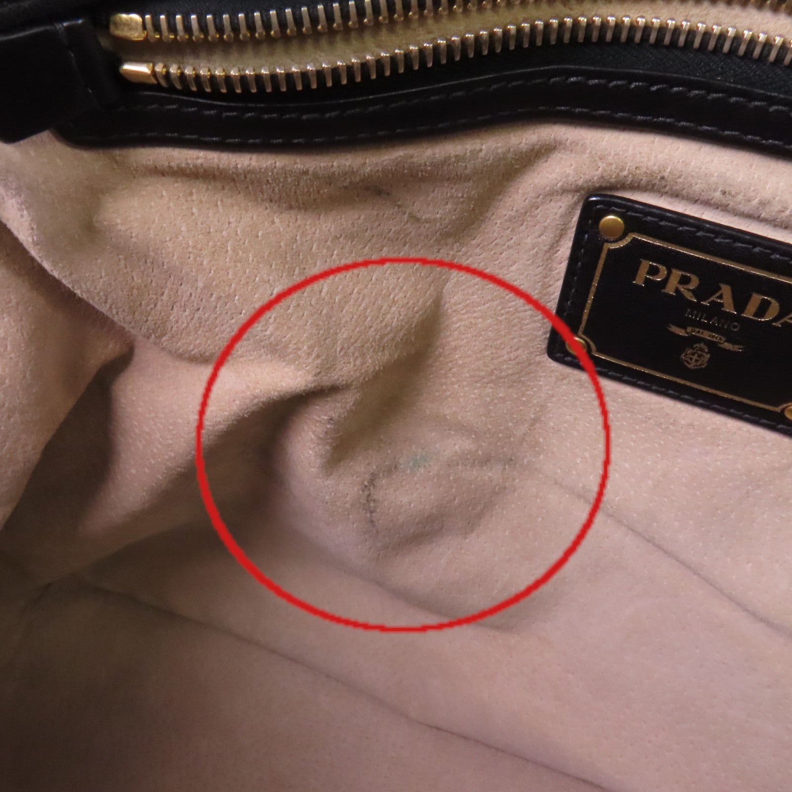PRADA 牛皮皮革2Way Tote Bag金扣手挽肩背兩用袋