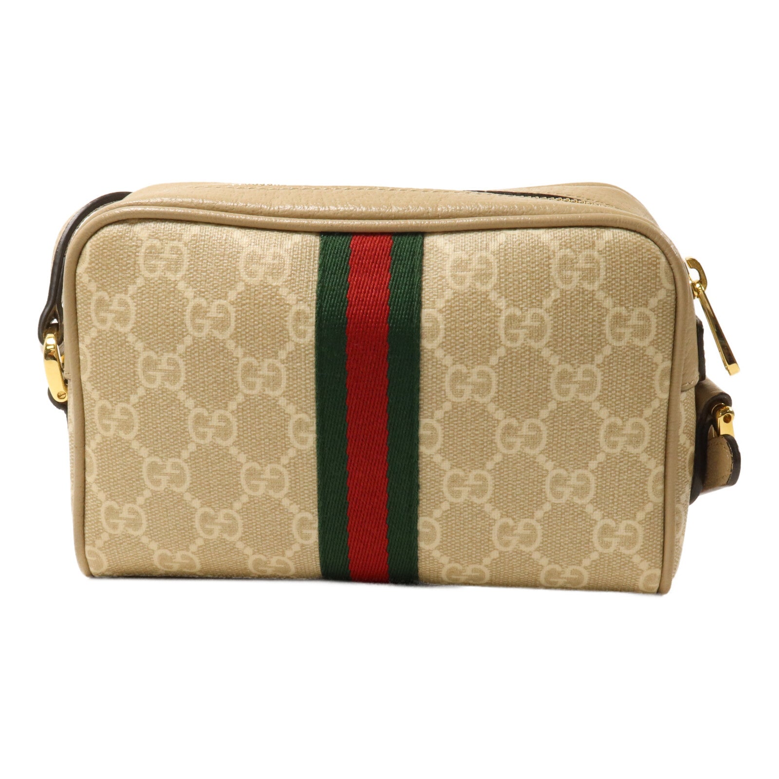 GUCCI 塗層帆布Ophida GG Mini肩背袋