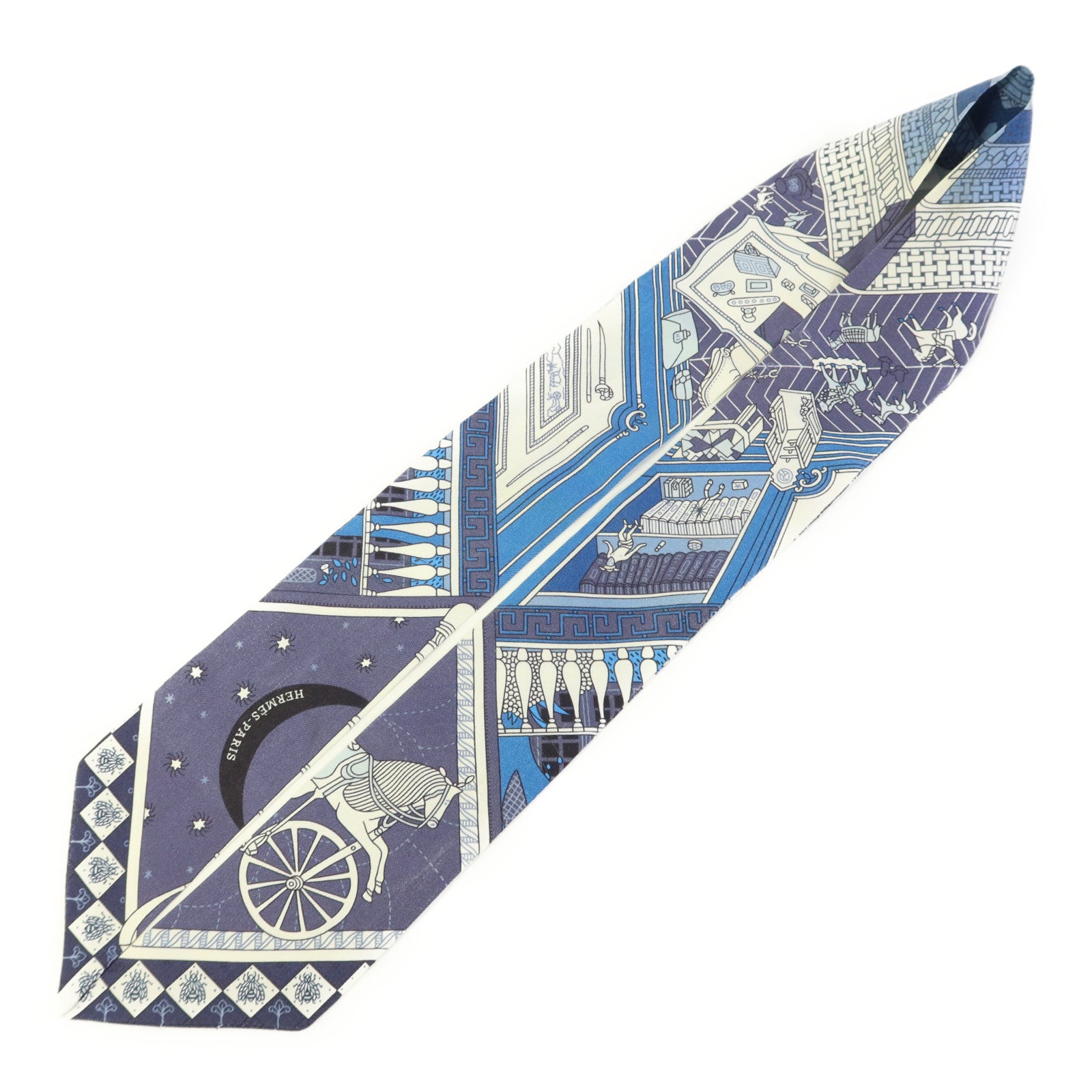 HERMES 絲質Twilly絲巾