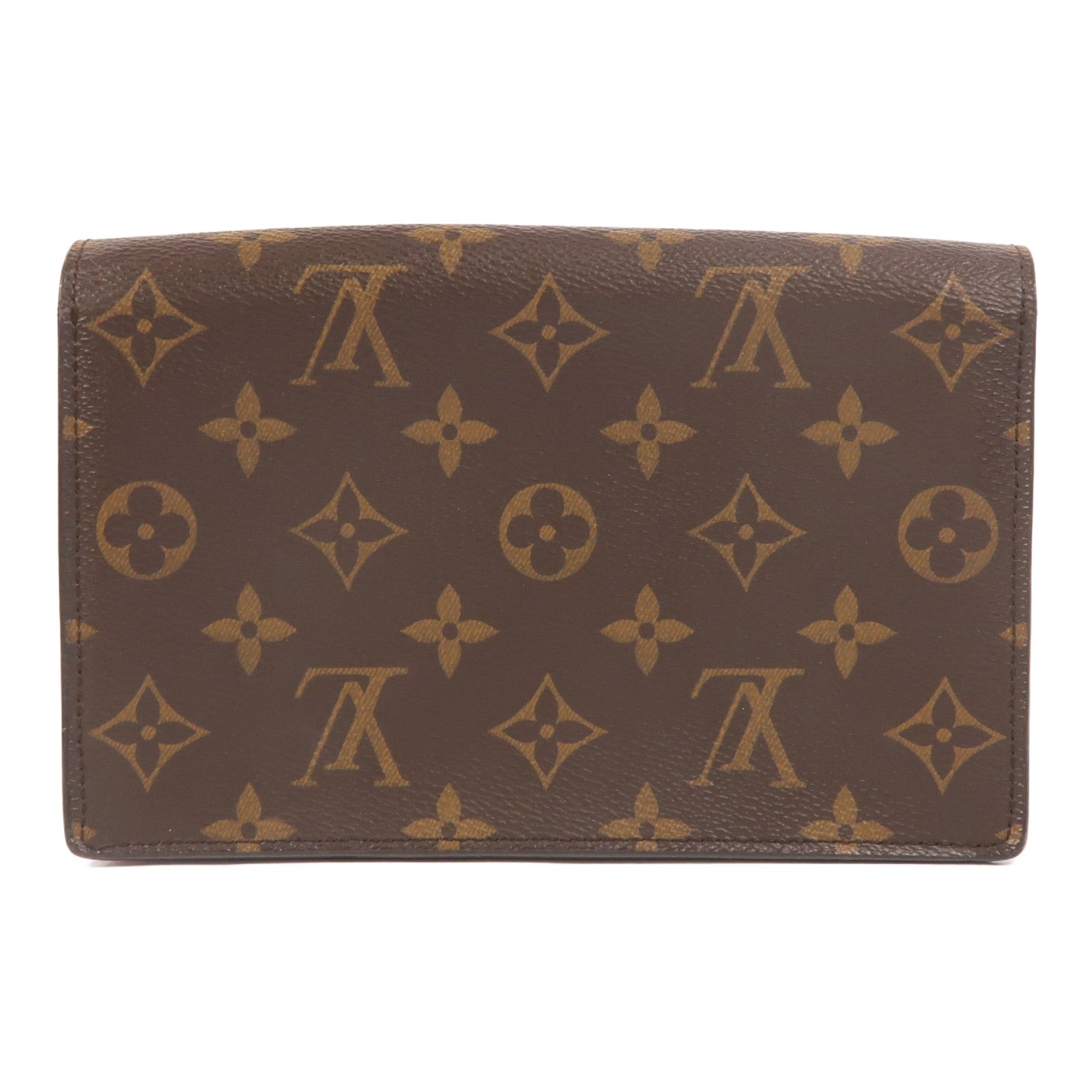 LOUIS VUITTON Monogram Portefeuille Flore鏈帶肩背袋
