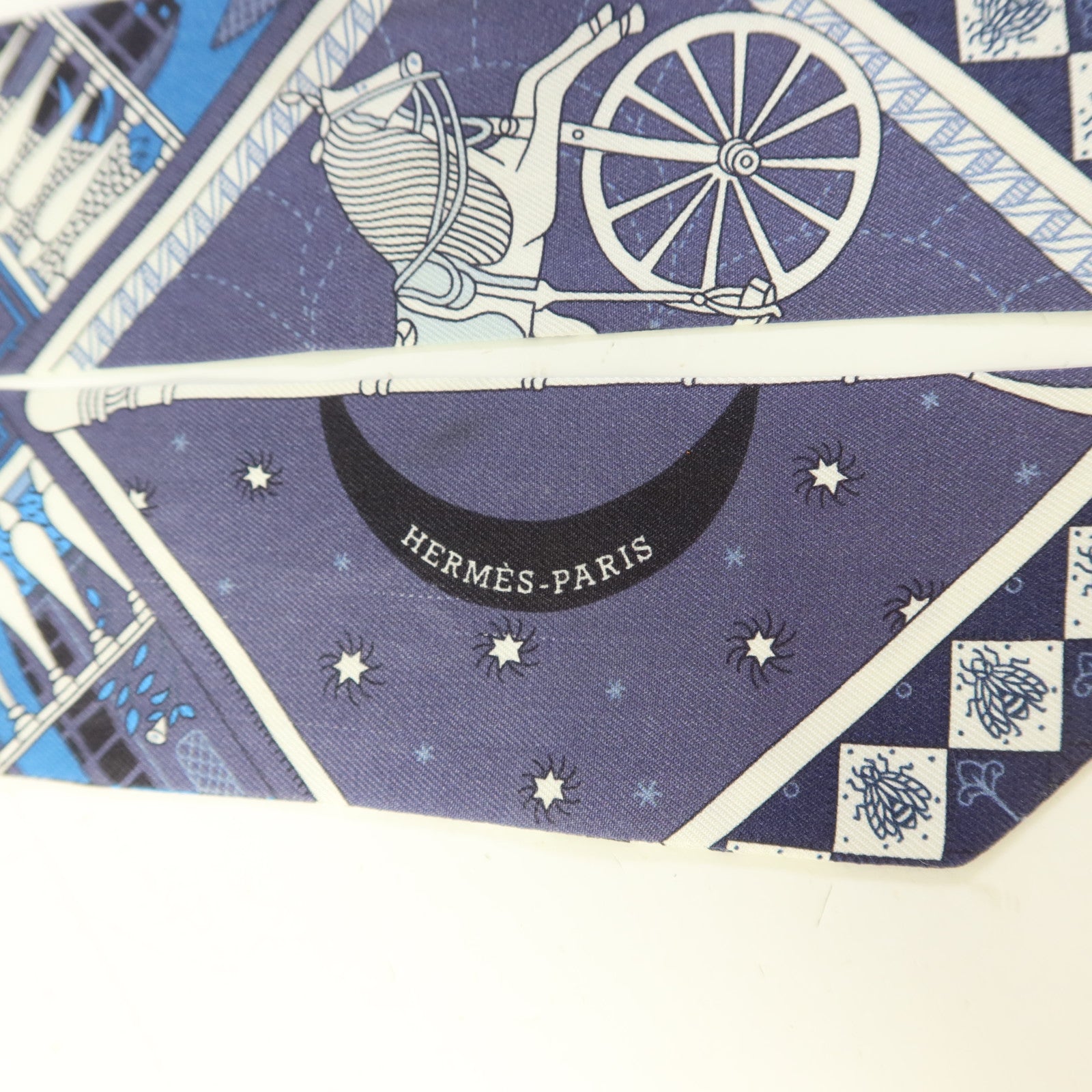 HERMES 絲質Twilly絲巾