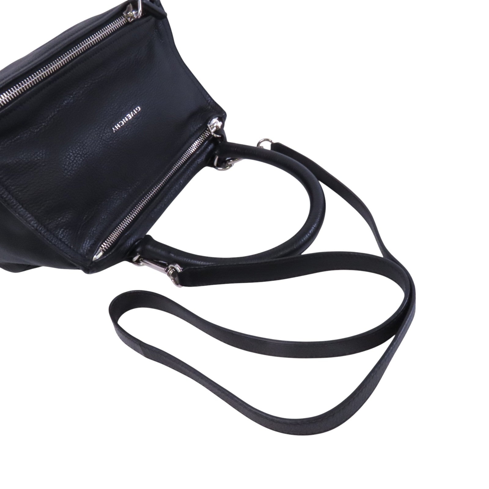 GIVENCHY 牛皮皮革Pandora Small銀扣手挽肩背量用袋