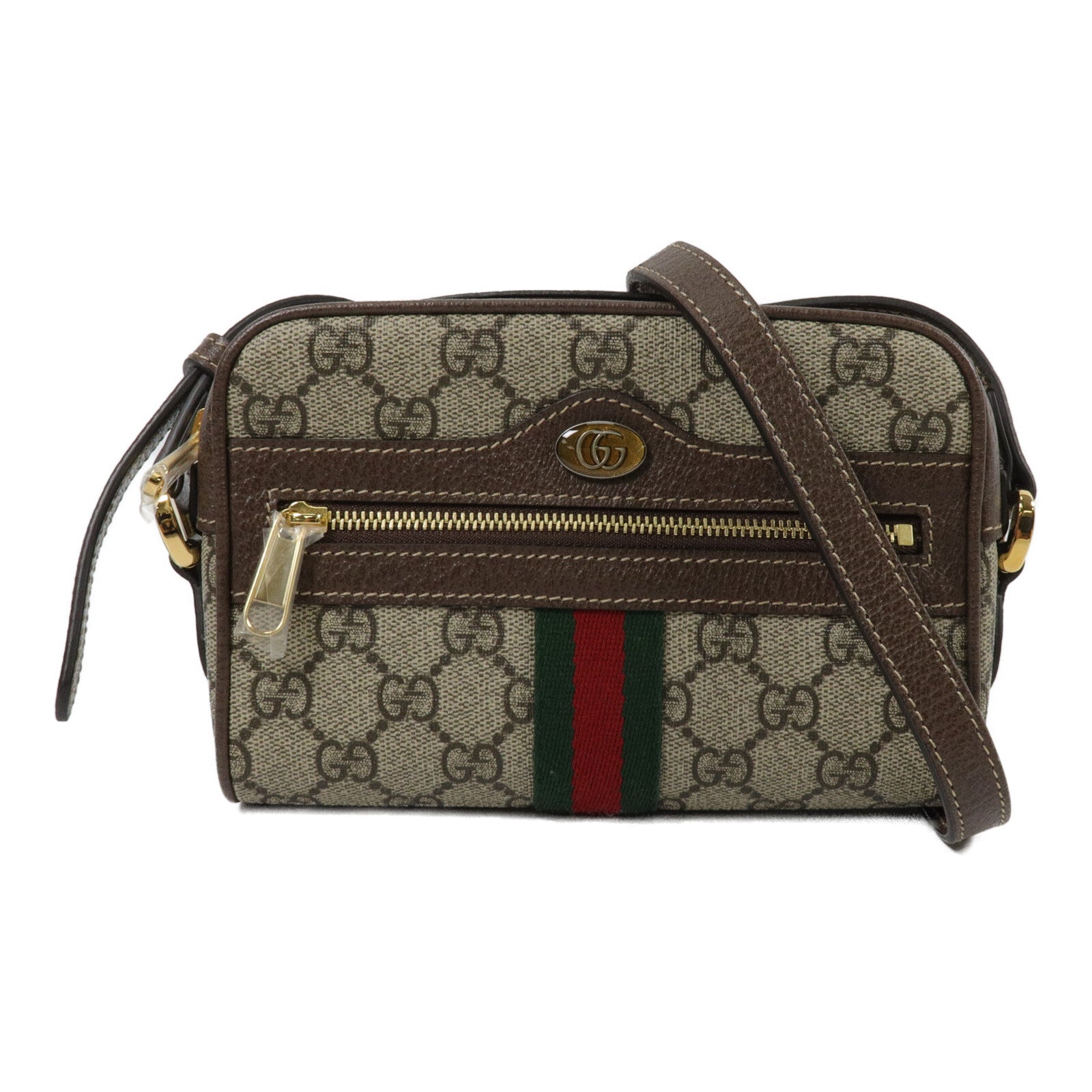 GUCCI 塗層帆布Ophidia Mini肩背袋
