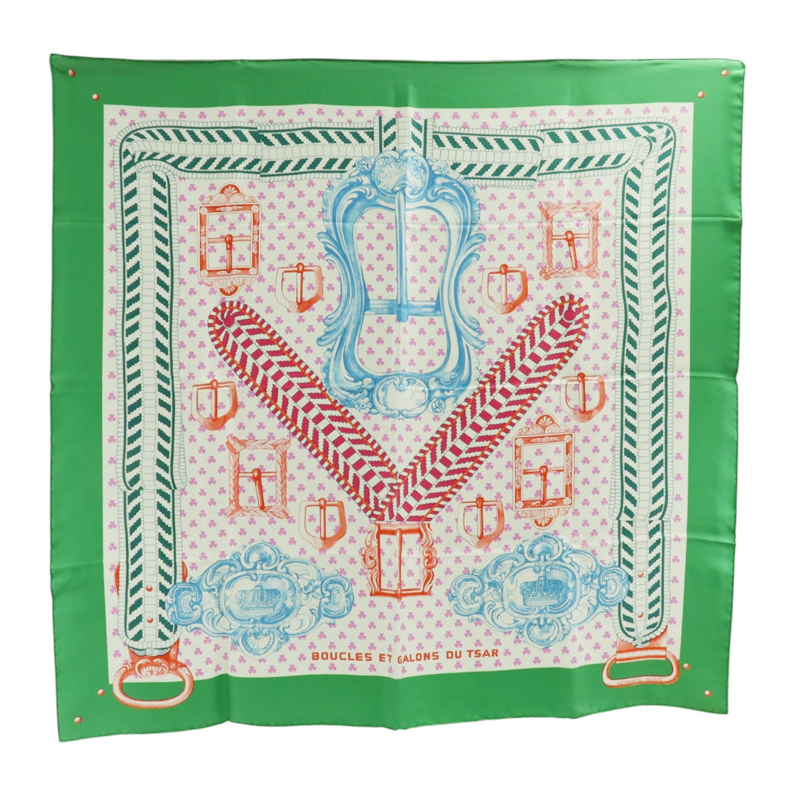 HERMES 絲質Scarf 90x90cm絲巾