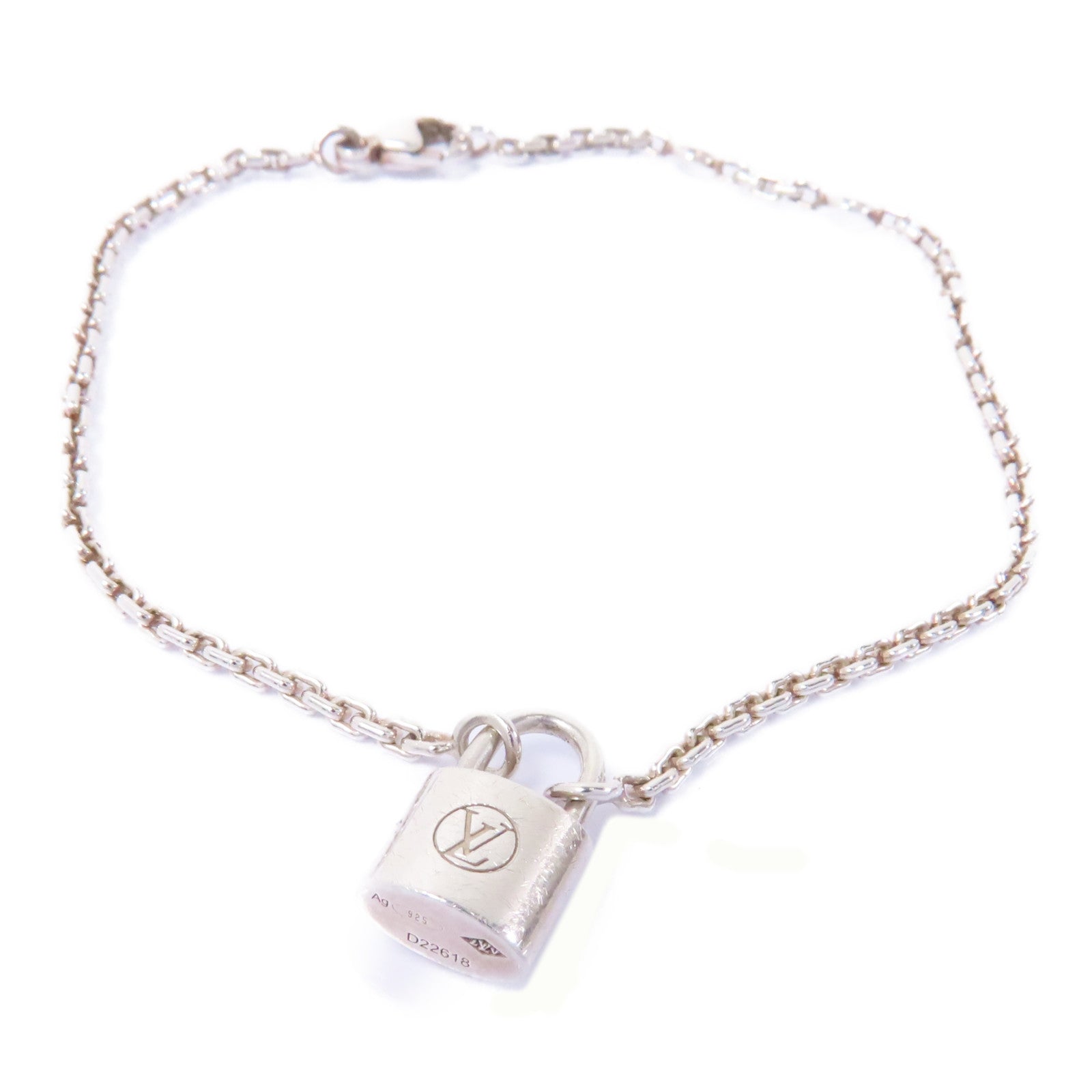 LOUIS VUITTON (PRICE DOWN) LV Lockit Bracelet 925 Sterling Silver