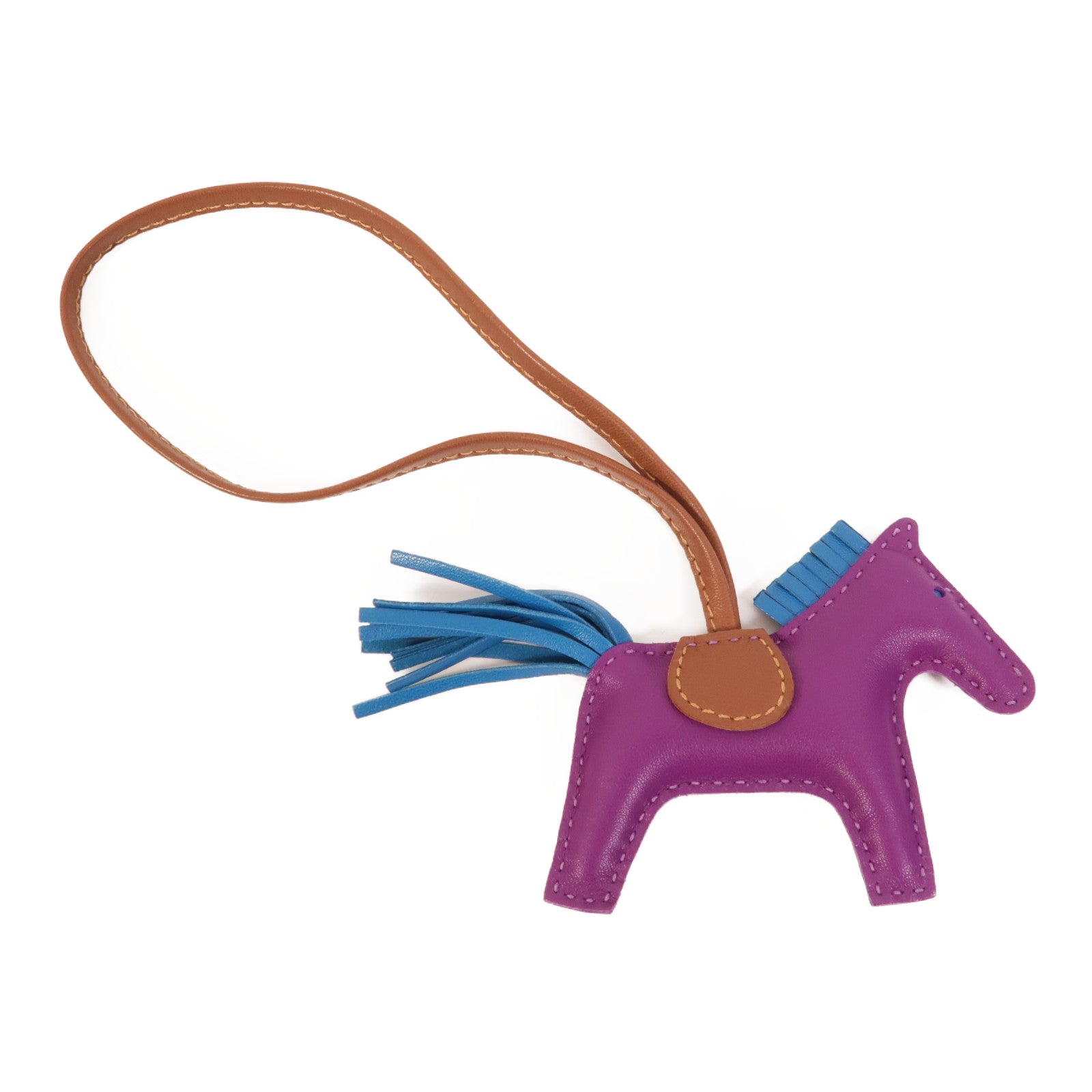 HERMES Milo皮革Rodeo PM掛飾