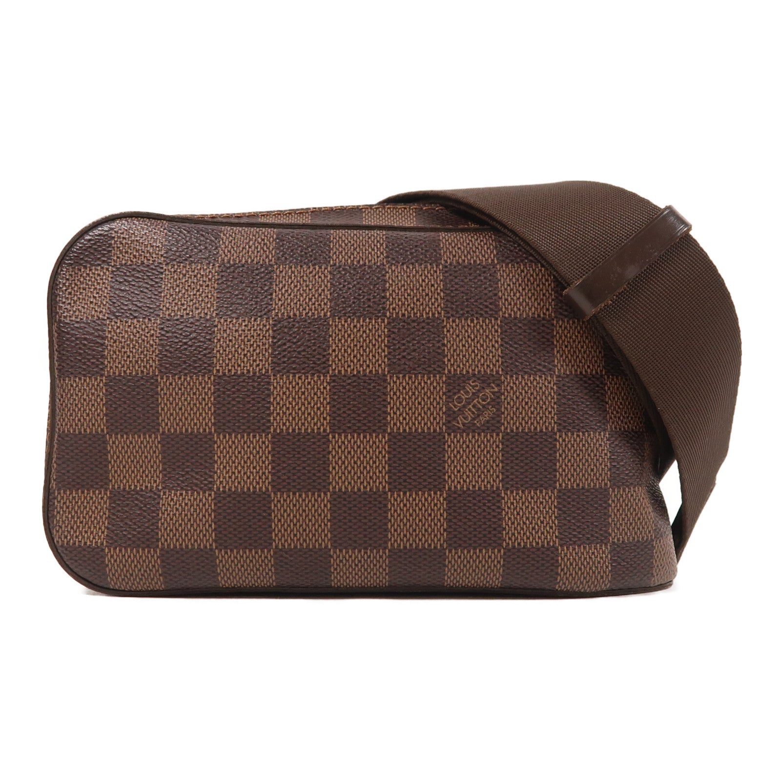 LOUIS VUITTON Damier Geronimos金扣腰包