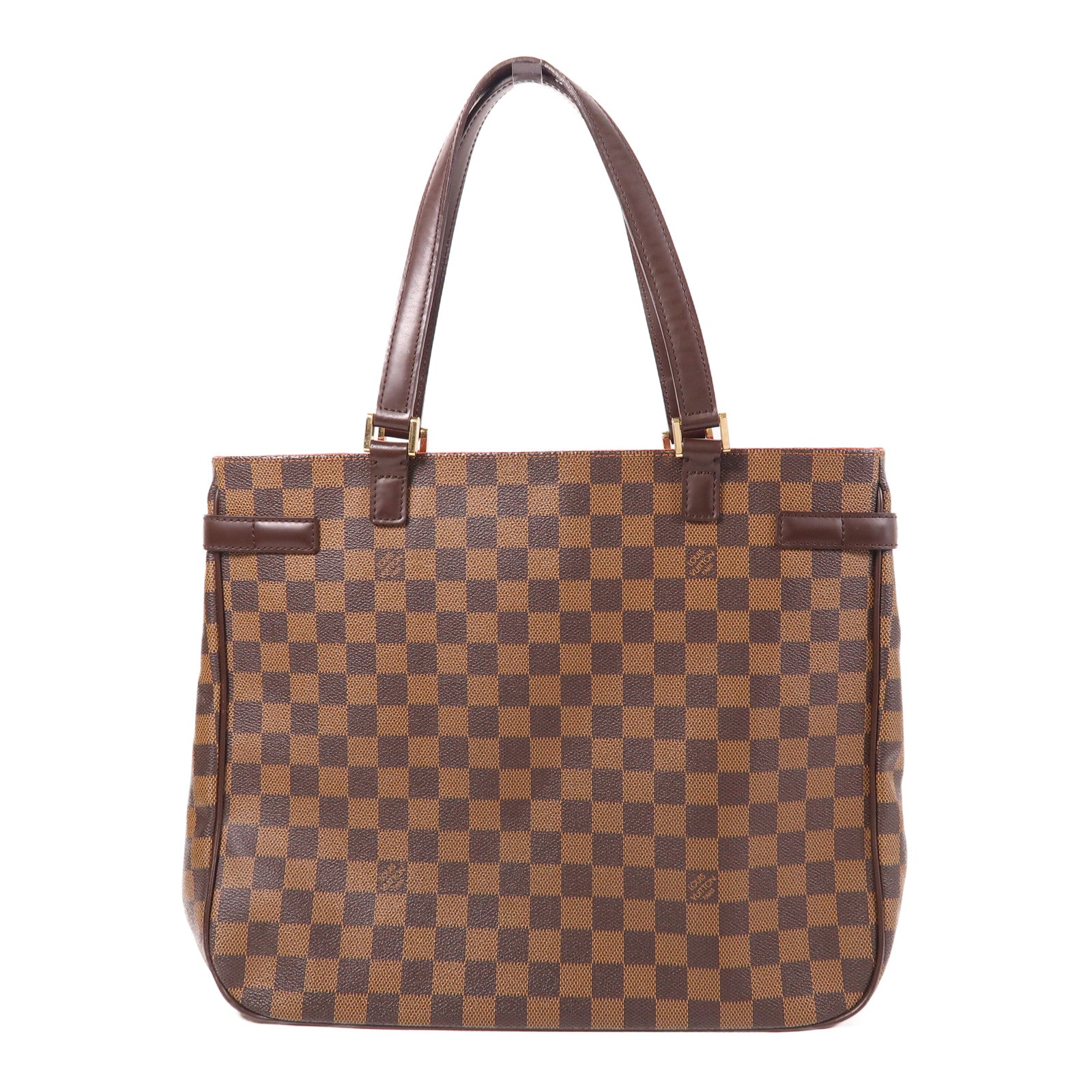LOUIS VUITTON Damier Uzes金扣肩背袋/手挽袋