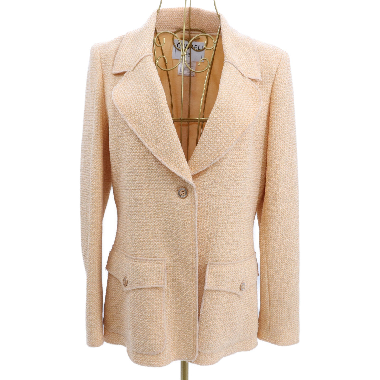 CHANEL Wool/Cotton/Nylon Jacket外套