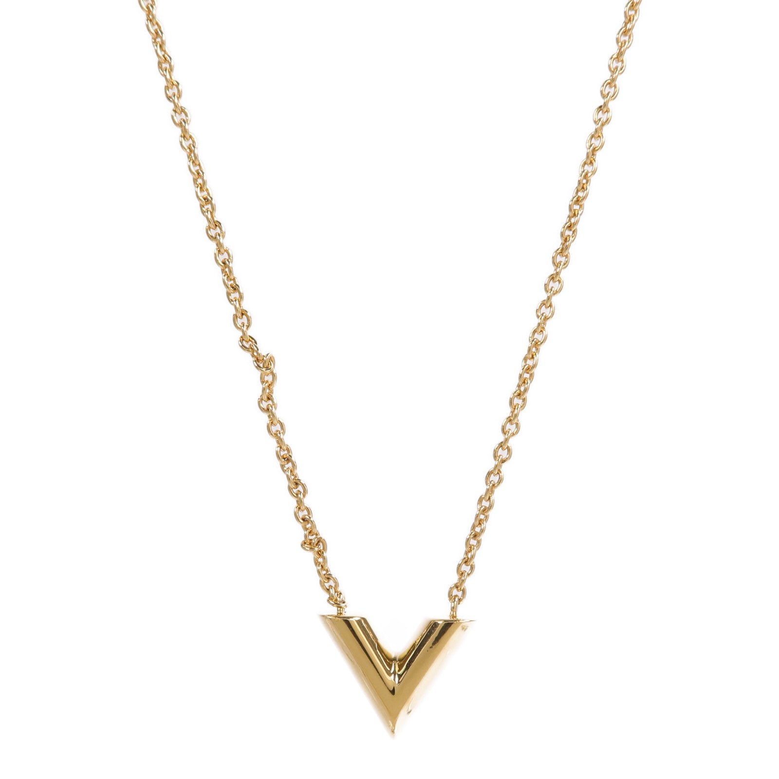 LOUIS VUITTON 金屬Essential V Necklace項鍊