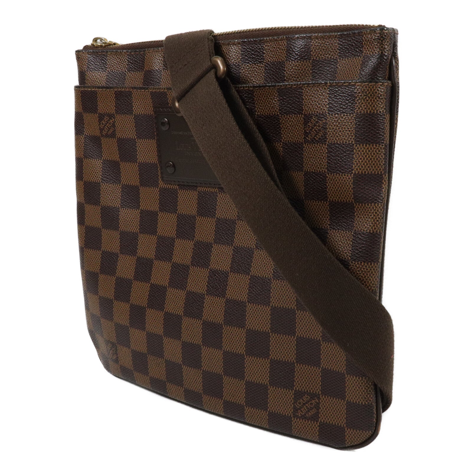 LOUIS VUITTON Damier Plate Brooklyn肩背袋