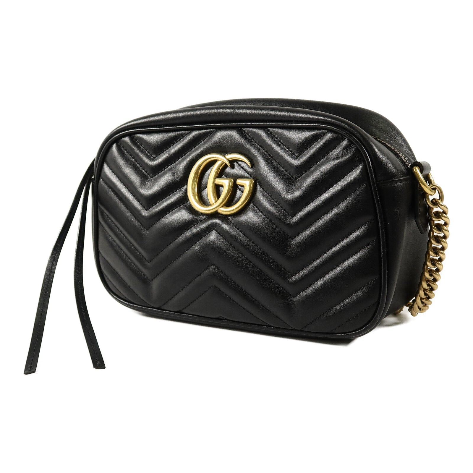 GUCCI 牛皮皮革GG Marmont肩背袋