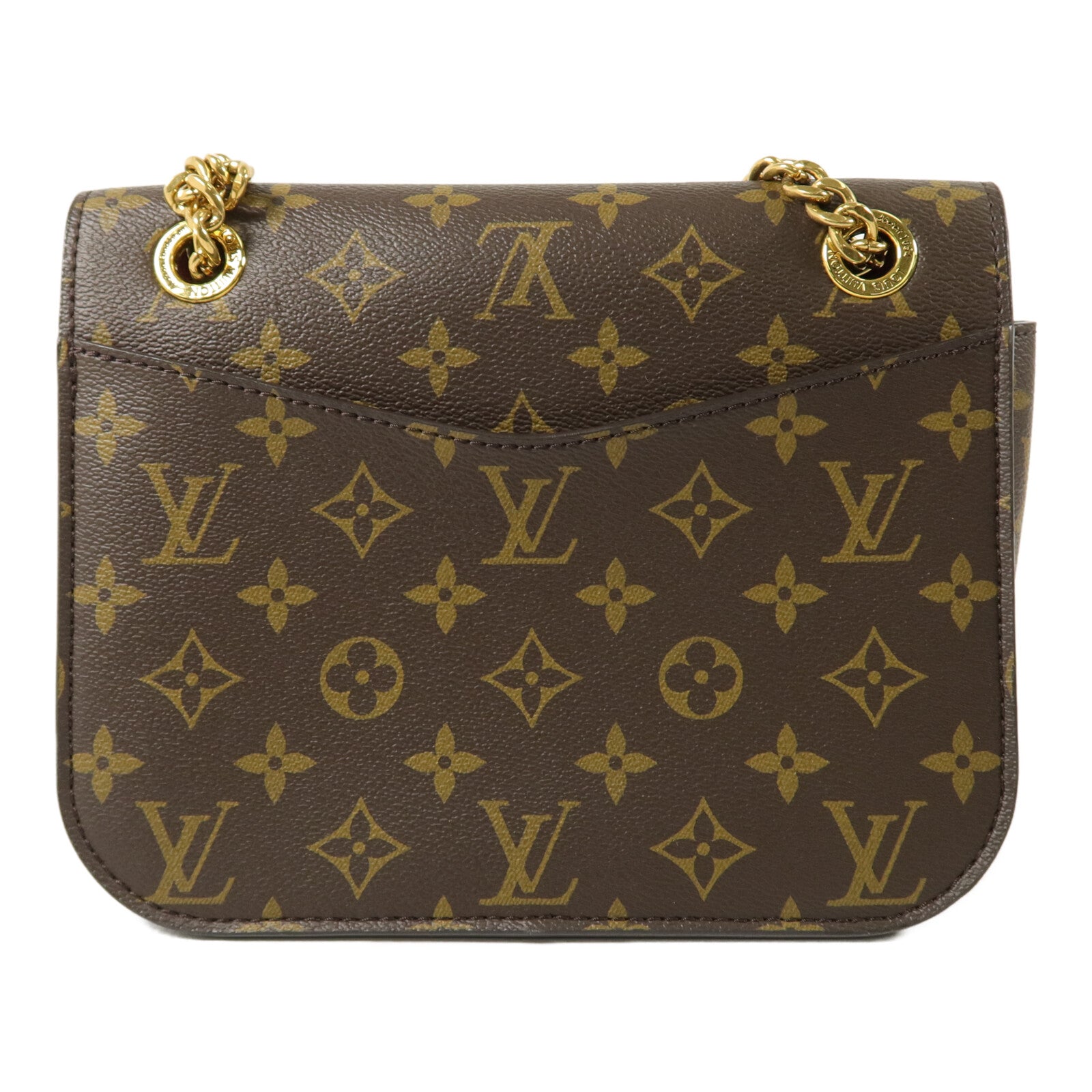 LOUIS VUITTON Monogram Passy鏈帶肩背袋