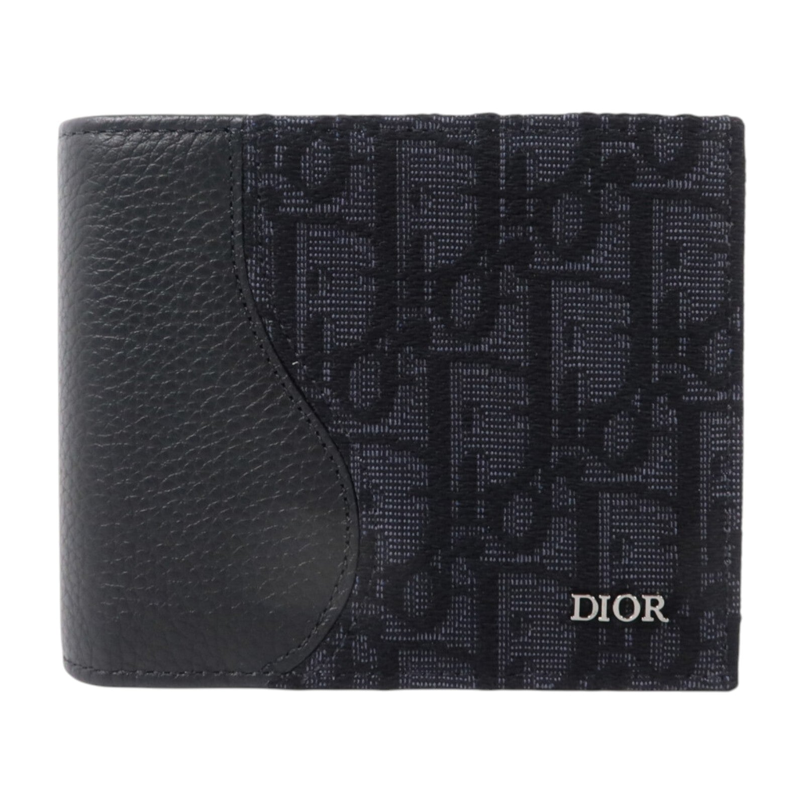 Dior 帆布/牛皮皮革Saddle Bifold Wallet錢包