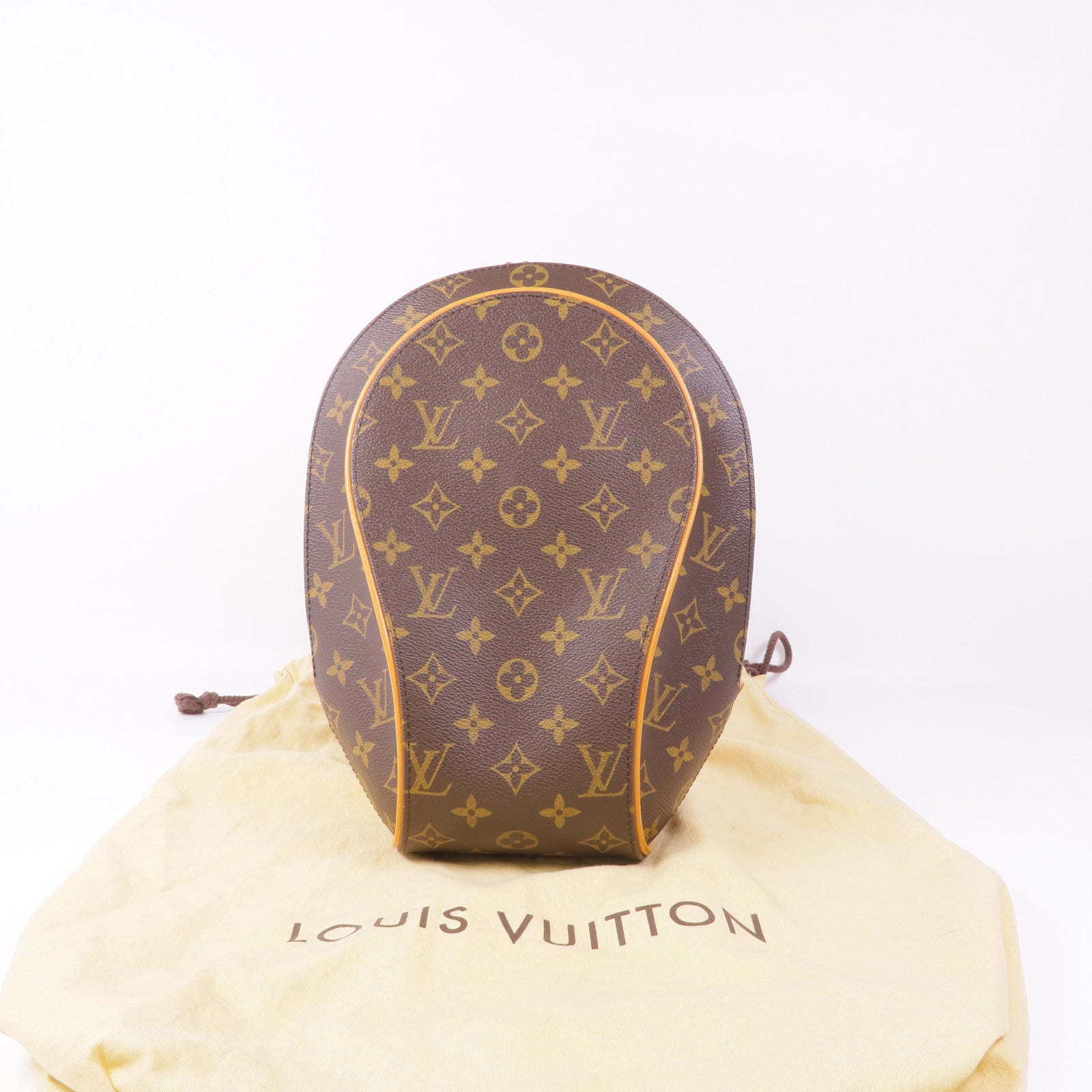 LOUIS VUITTON Monogram Ellipse Sac A Dos Backpack金扣背包棕色