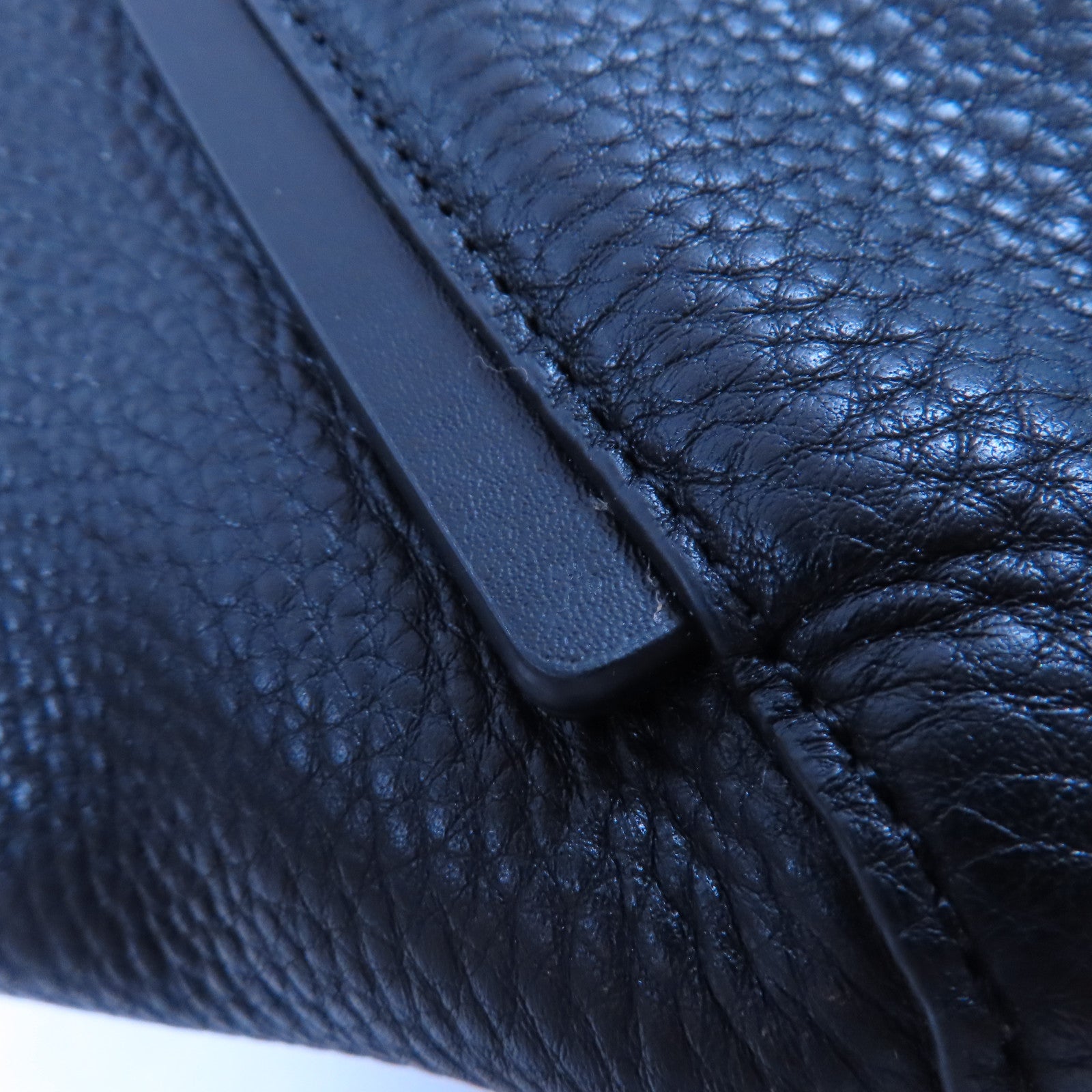 Michael Kors 牛皮皮革Tote Bag銀扣手挽袋黑色