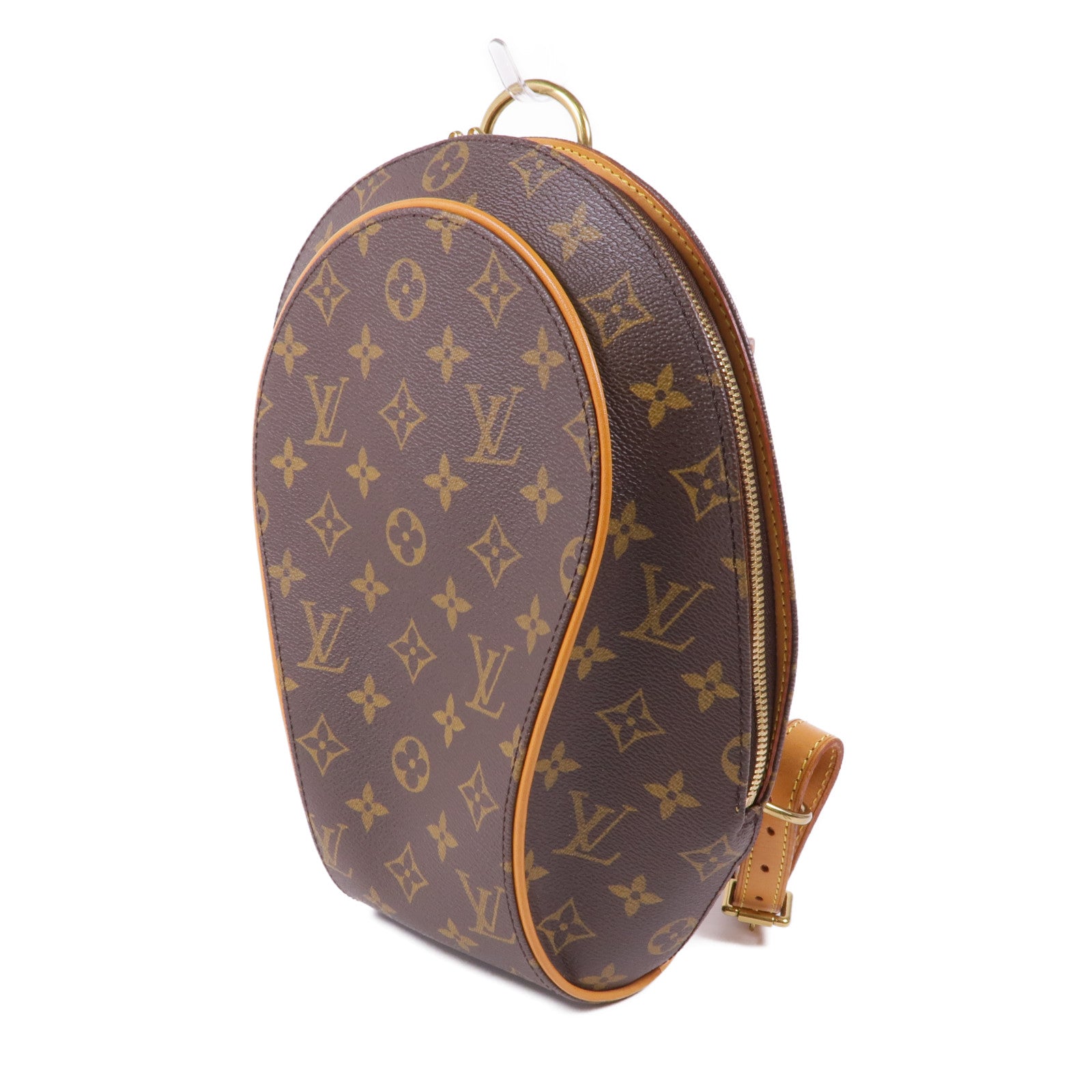 LOUIS VUITTON Monogram Ellipse Sac A Dos Backpack金扣背包棕色