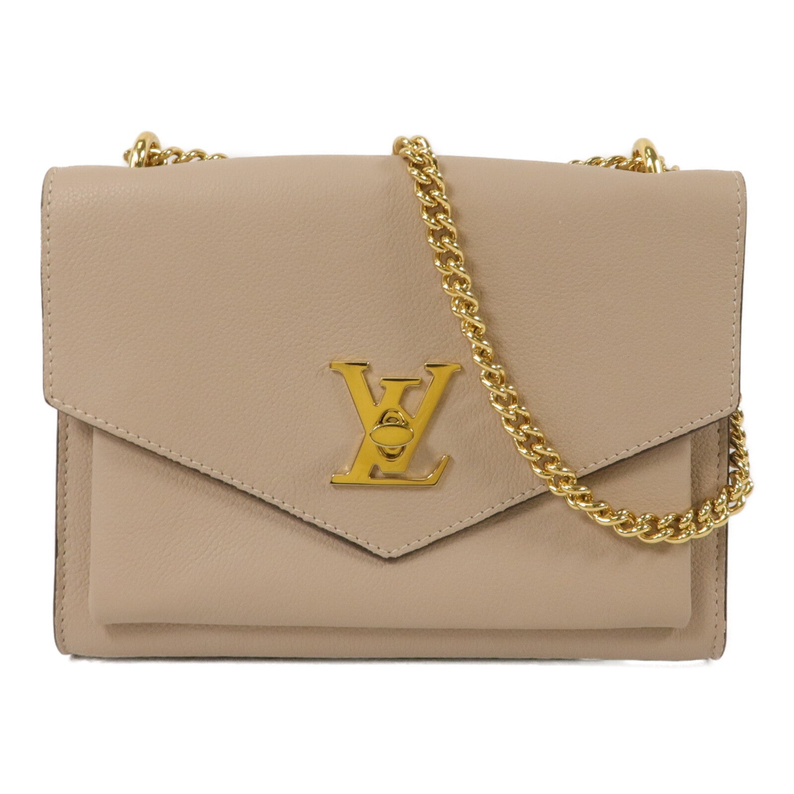 LOUIS VUITTON 牛皮皮革My Lockme鏈帶肩背袋
